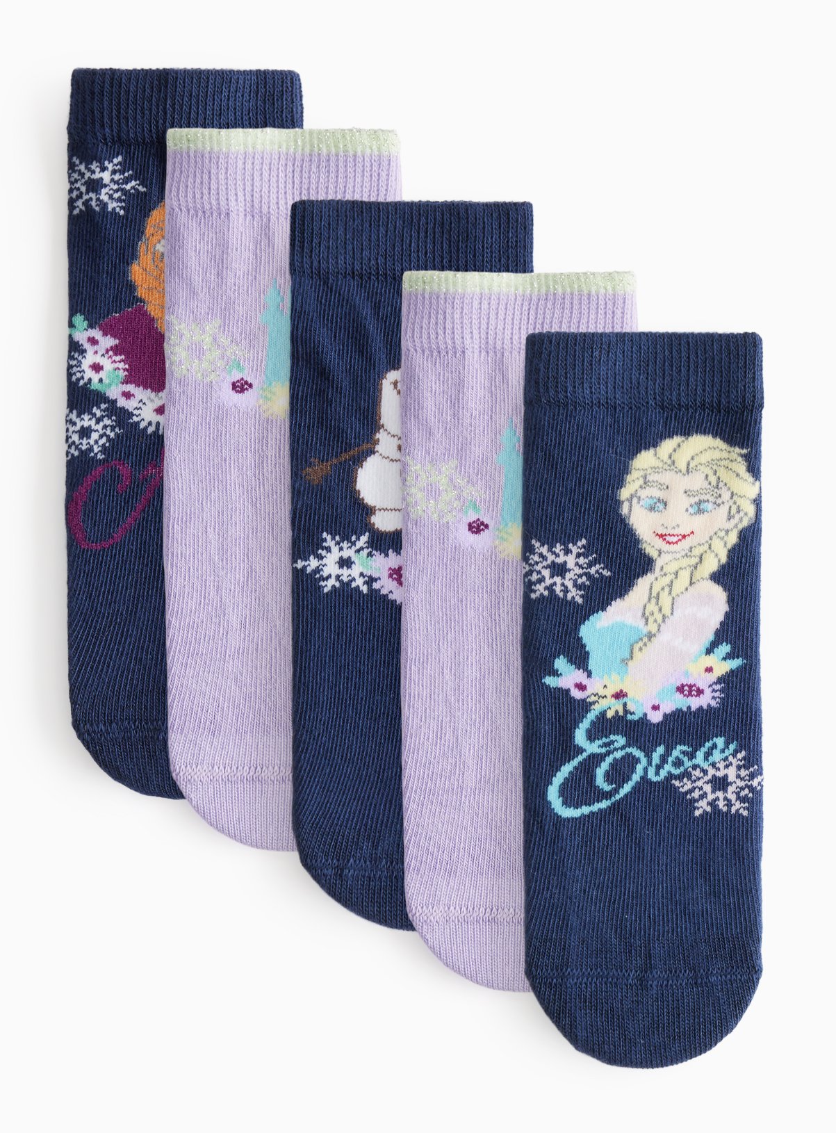 Disney Princess Frozen Socks 5 Pack 
