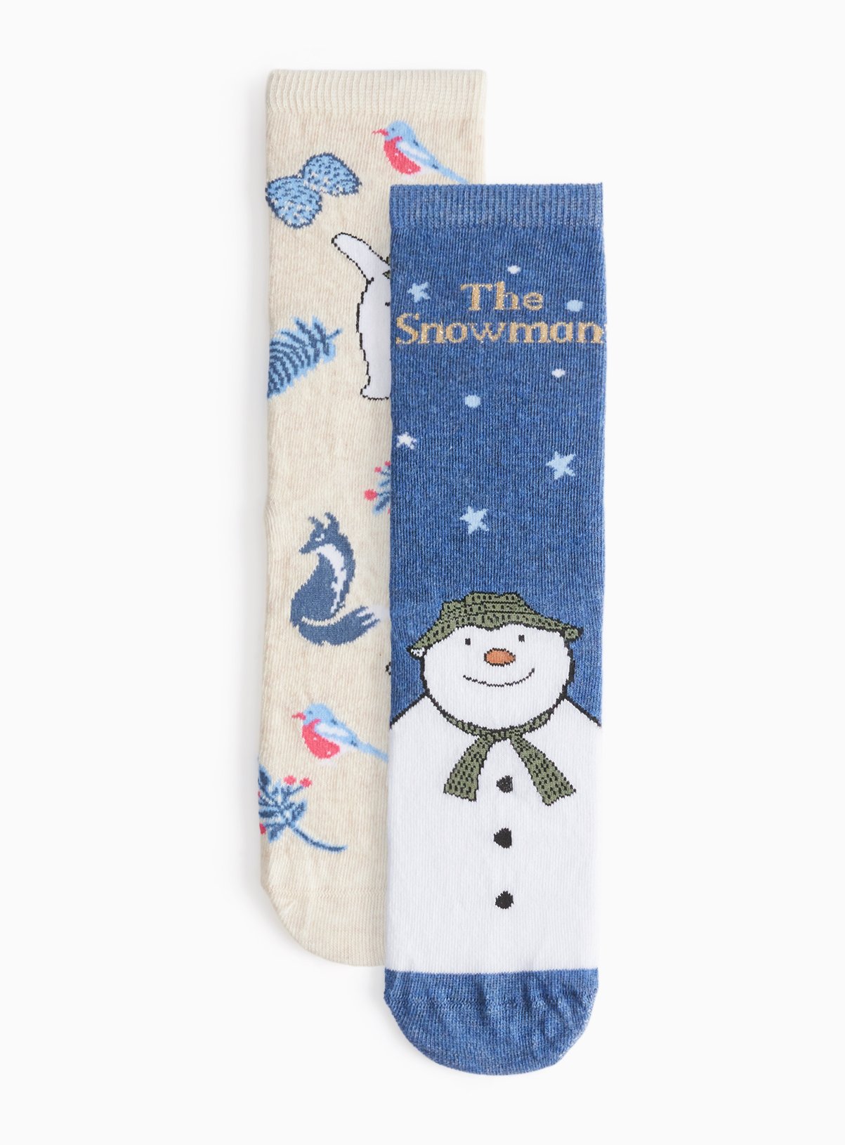 The Snow Man Ankle Socks 2 Pack 4-8