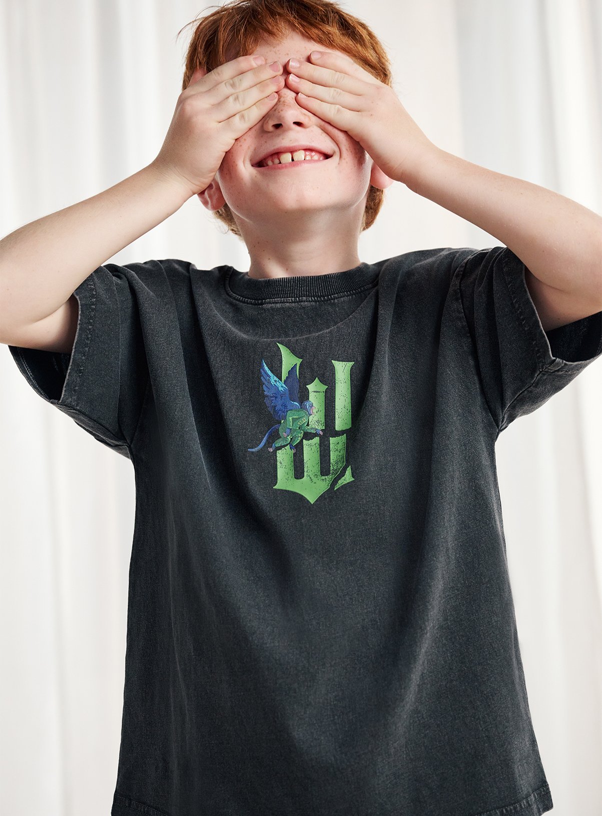 Charcoal Wicked Graphic Print T-Shirt 8 years