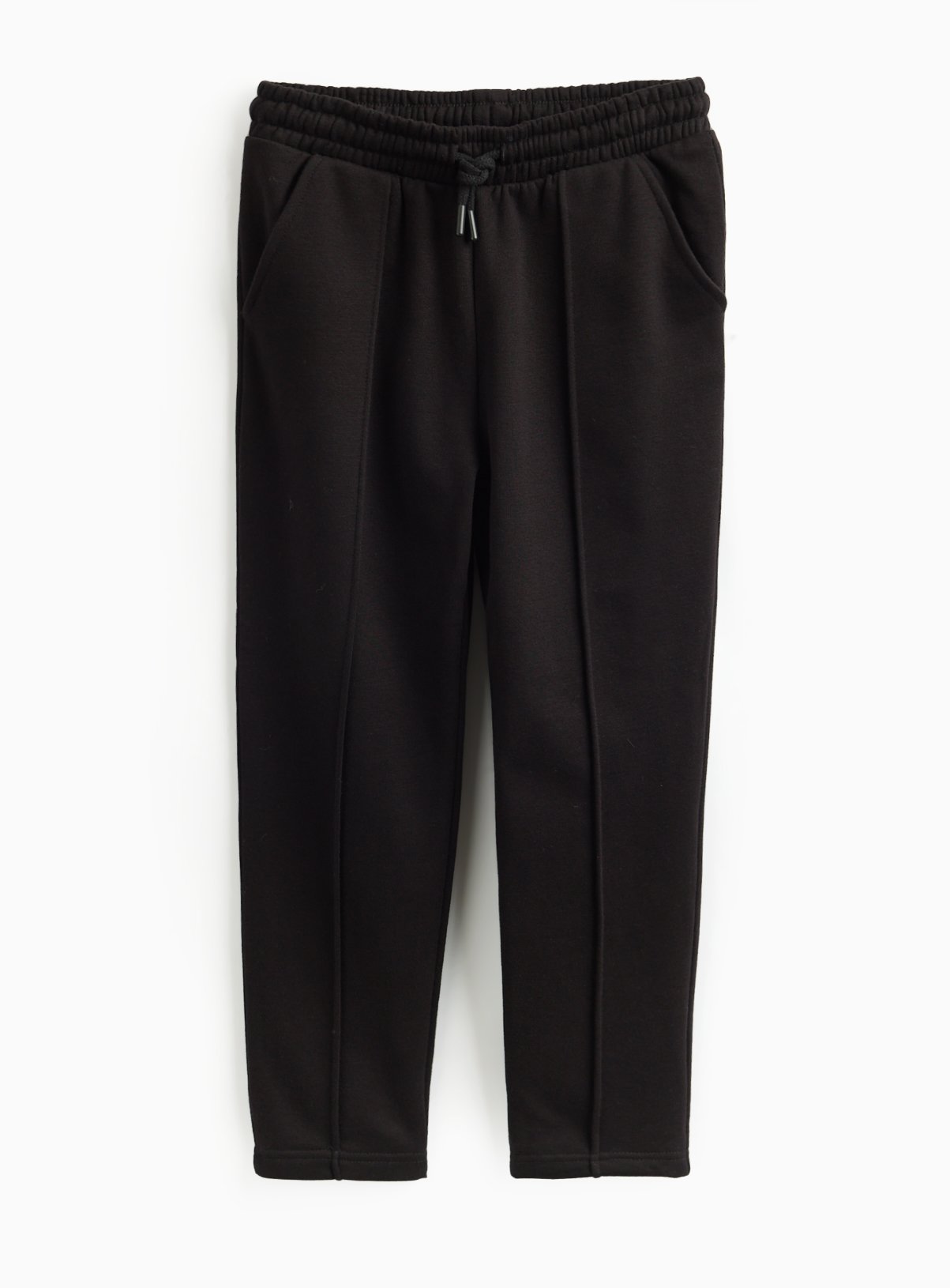 Black Seam Front Joggers 