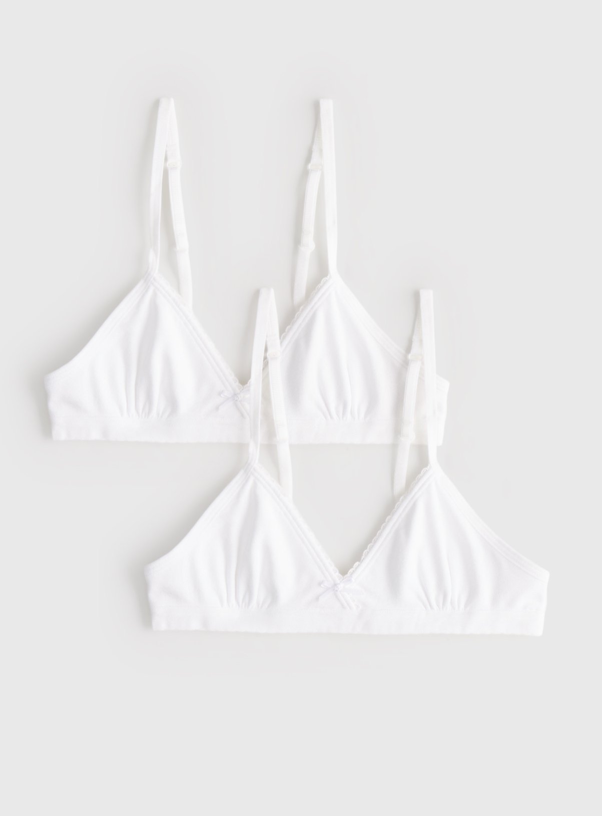 White First Bra 2 Pack Size 28AA Bra 