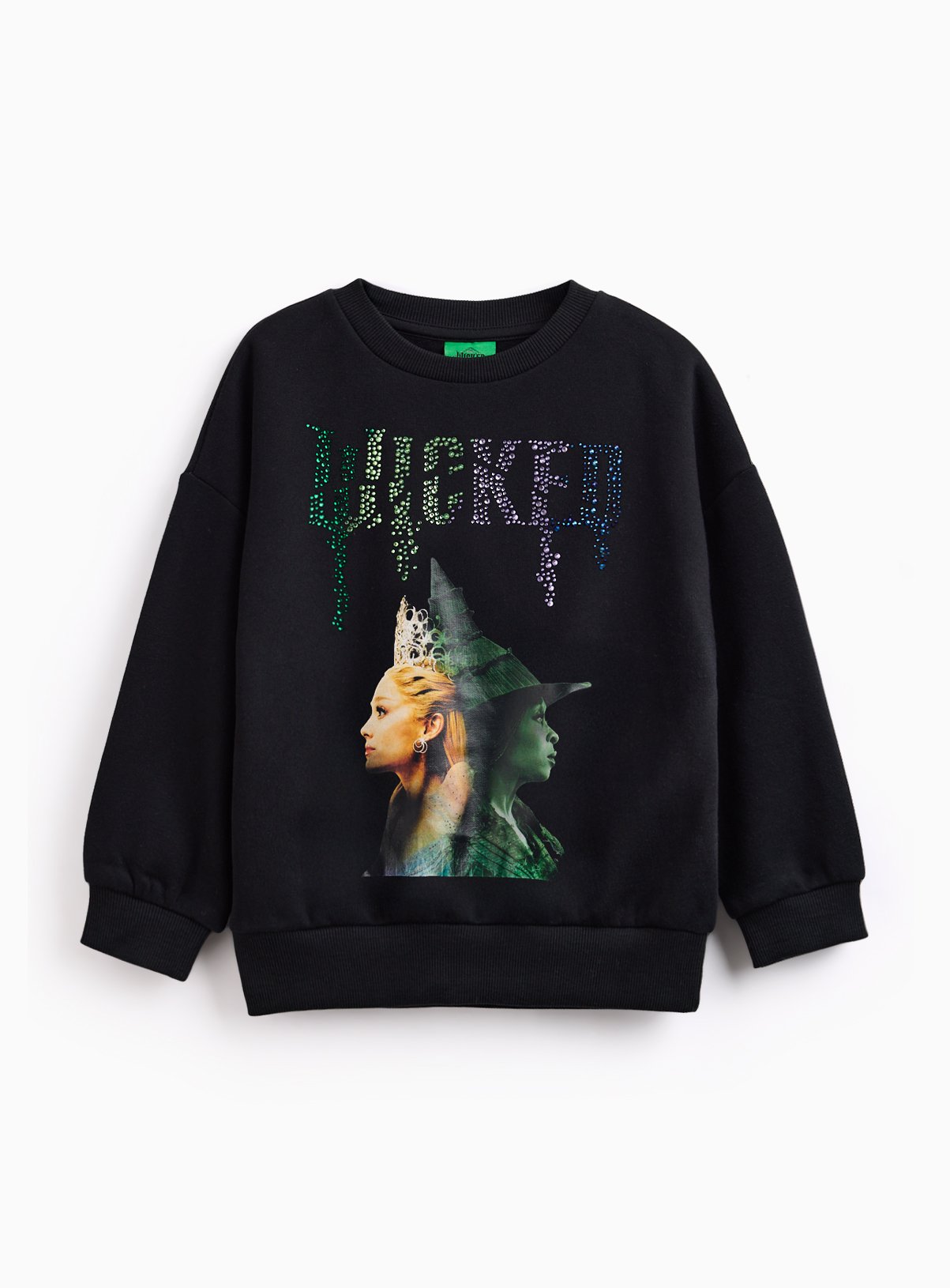 Black Wicked Graphic Print Sweatshirt 9 years