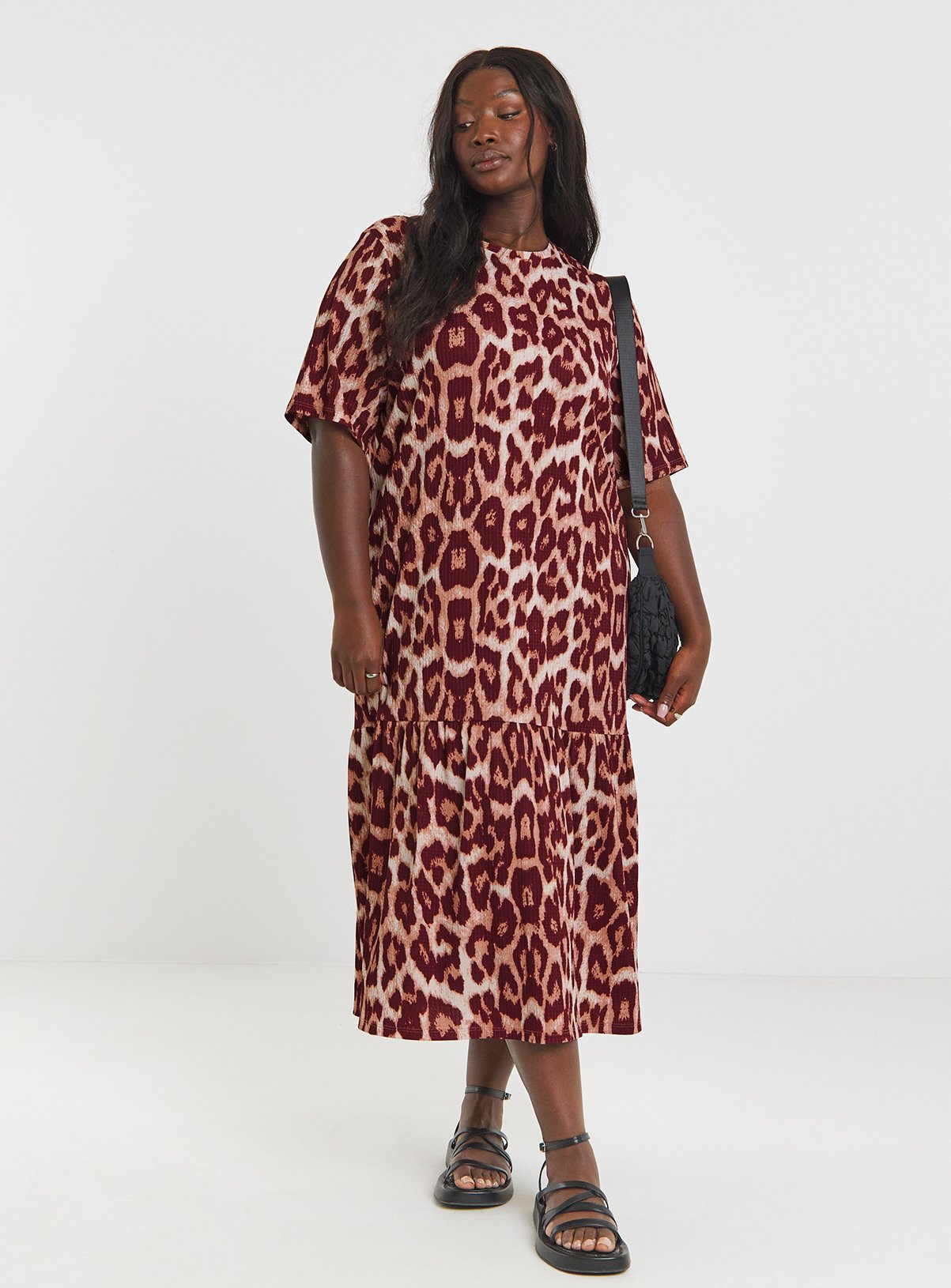 SIMPLY BE Drop Waist Midi Dress 14