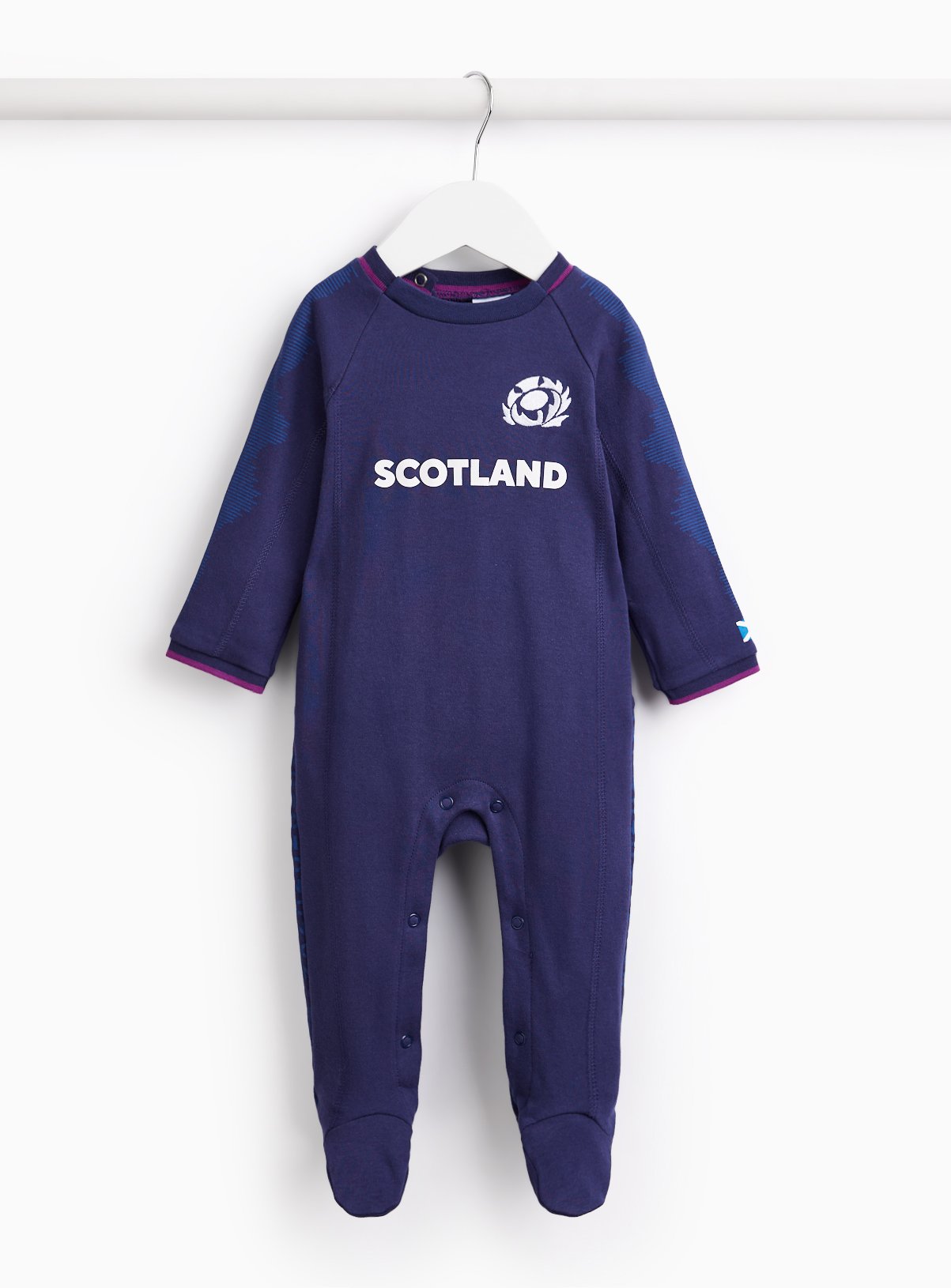 Navy Scotland Rugby Home Sleepsuit