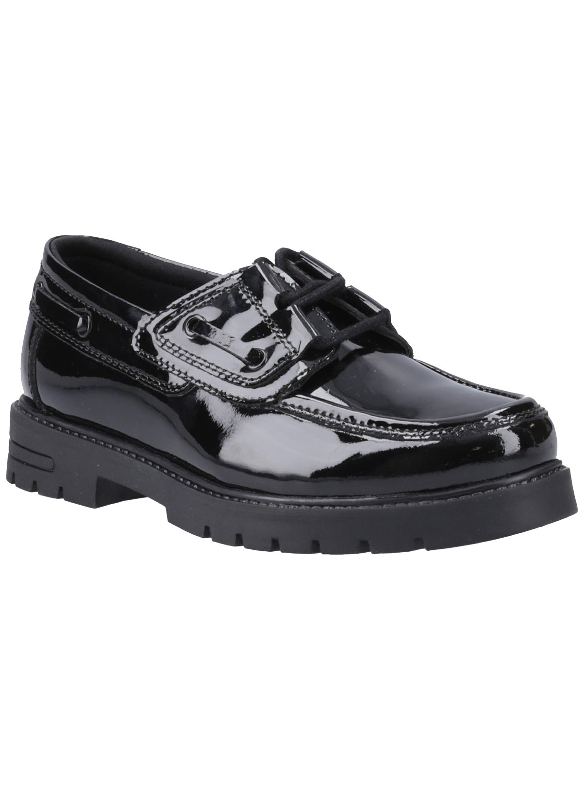 HUSH PUPPIES Lucy Patent Senior School Shoes 