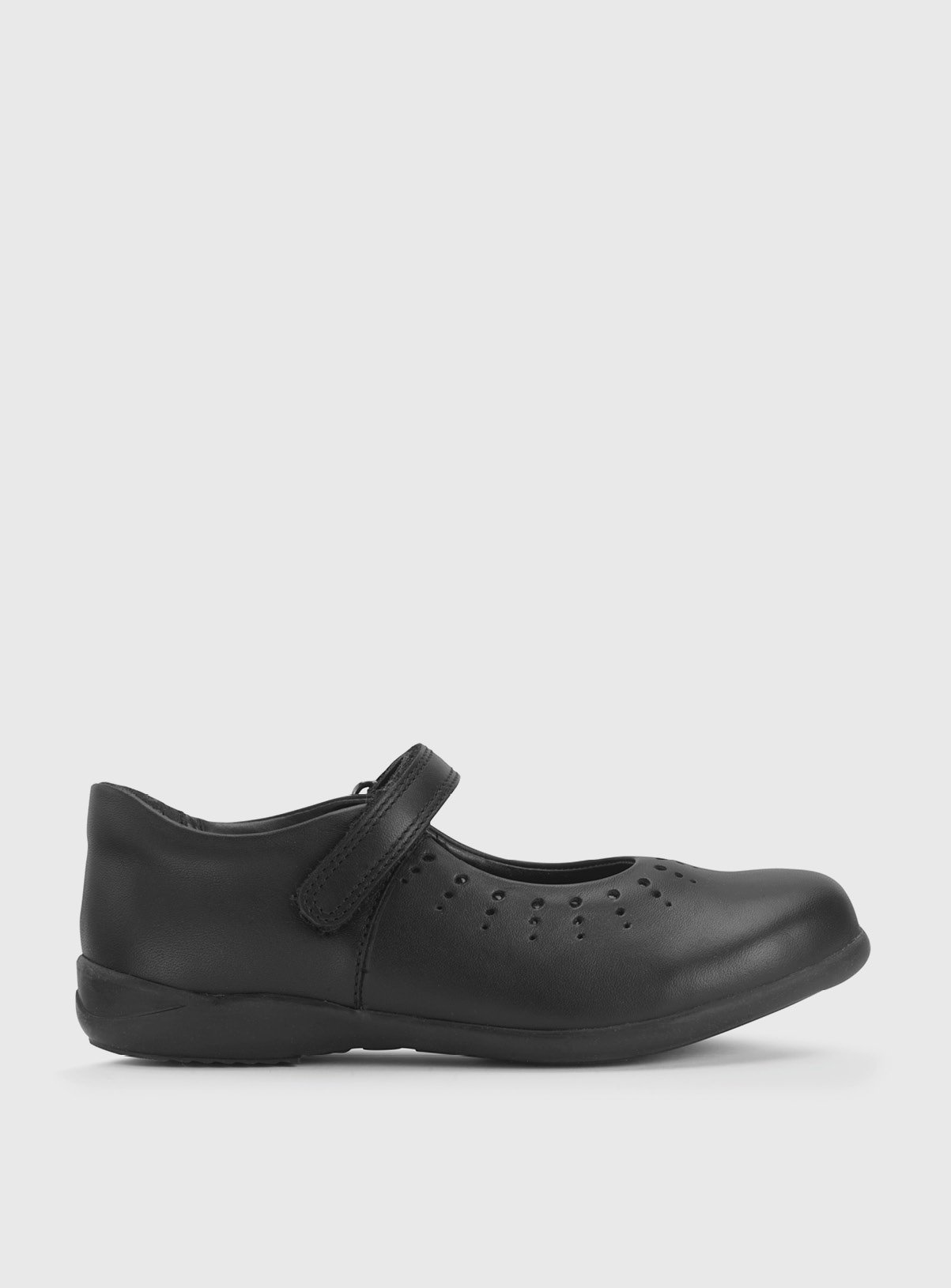 START-RITE Study Black Leather School Shoes 