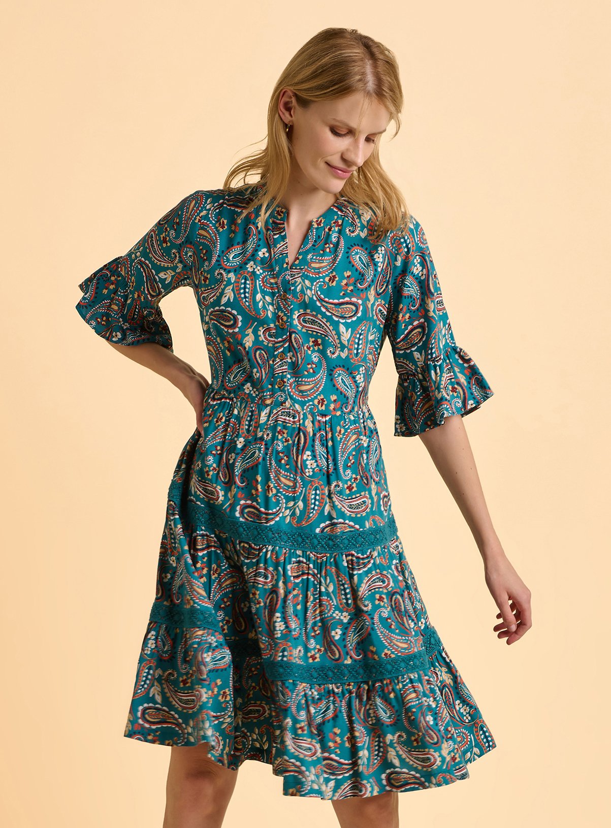 BRAKEBURN Waves Dress