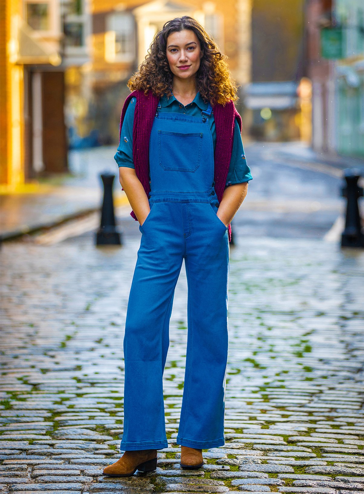 BRAKEBURN Leia Denim Dungarees