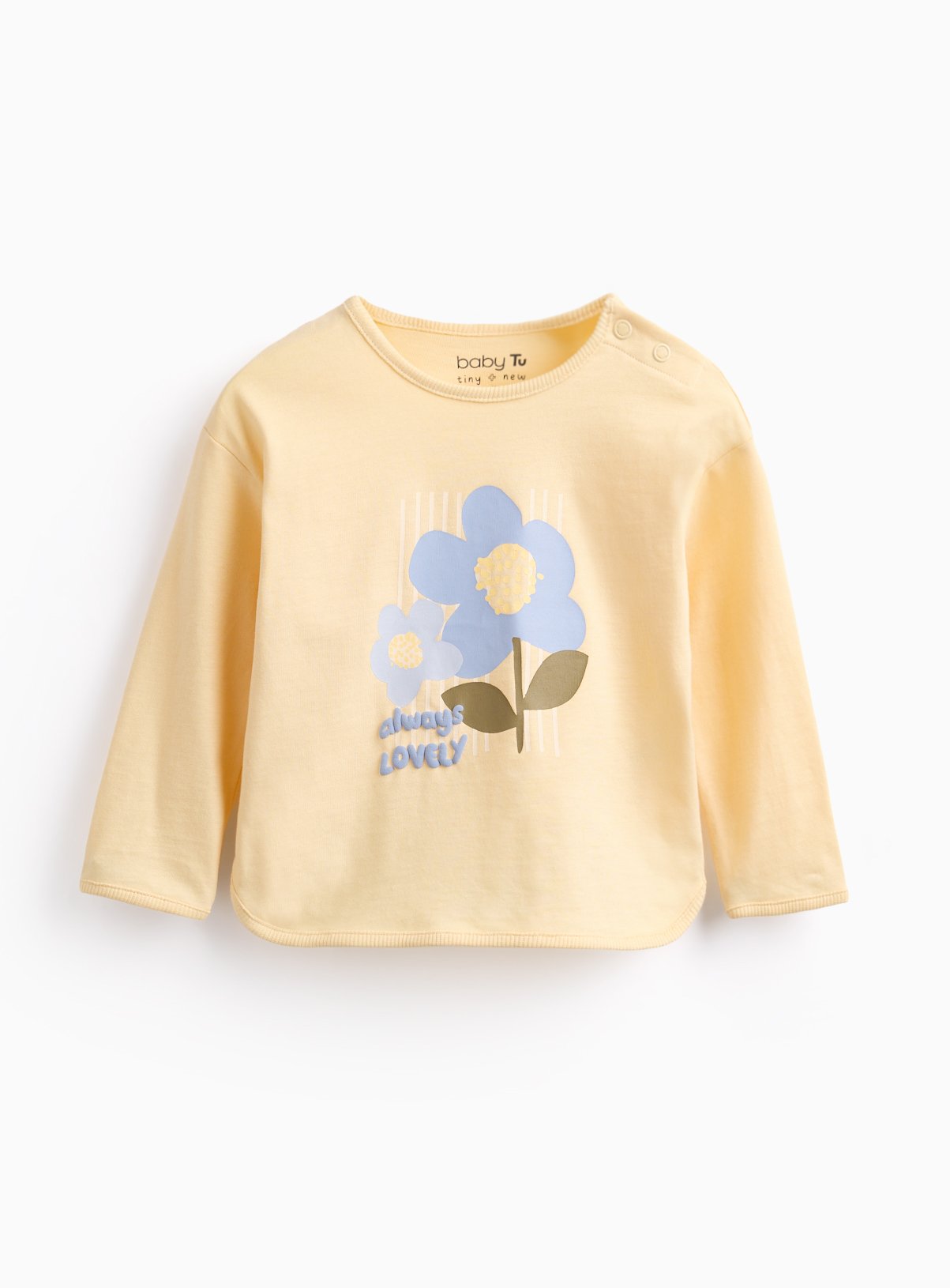 Yellow Always Lovely Long Sleeve Top 12-18 months