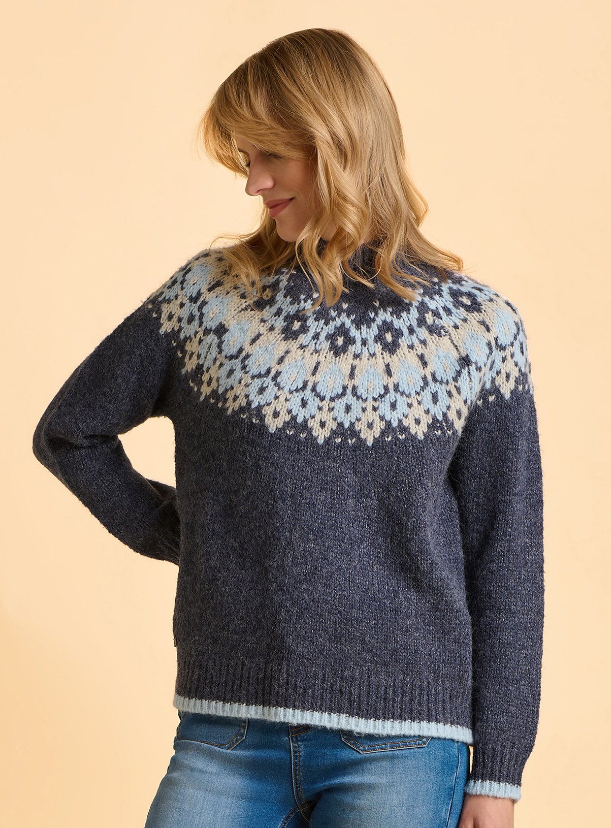 BRAKEBURN Fairisle Windswept Jumper 