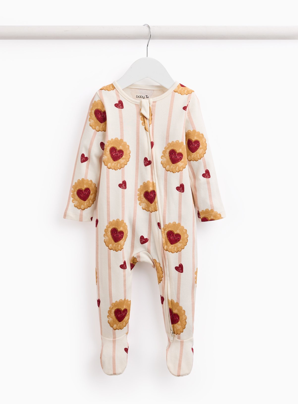 Biscuit Print Sleepsuit 
