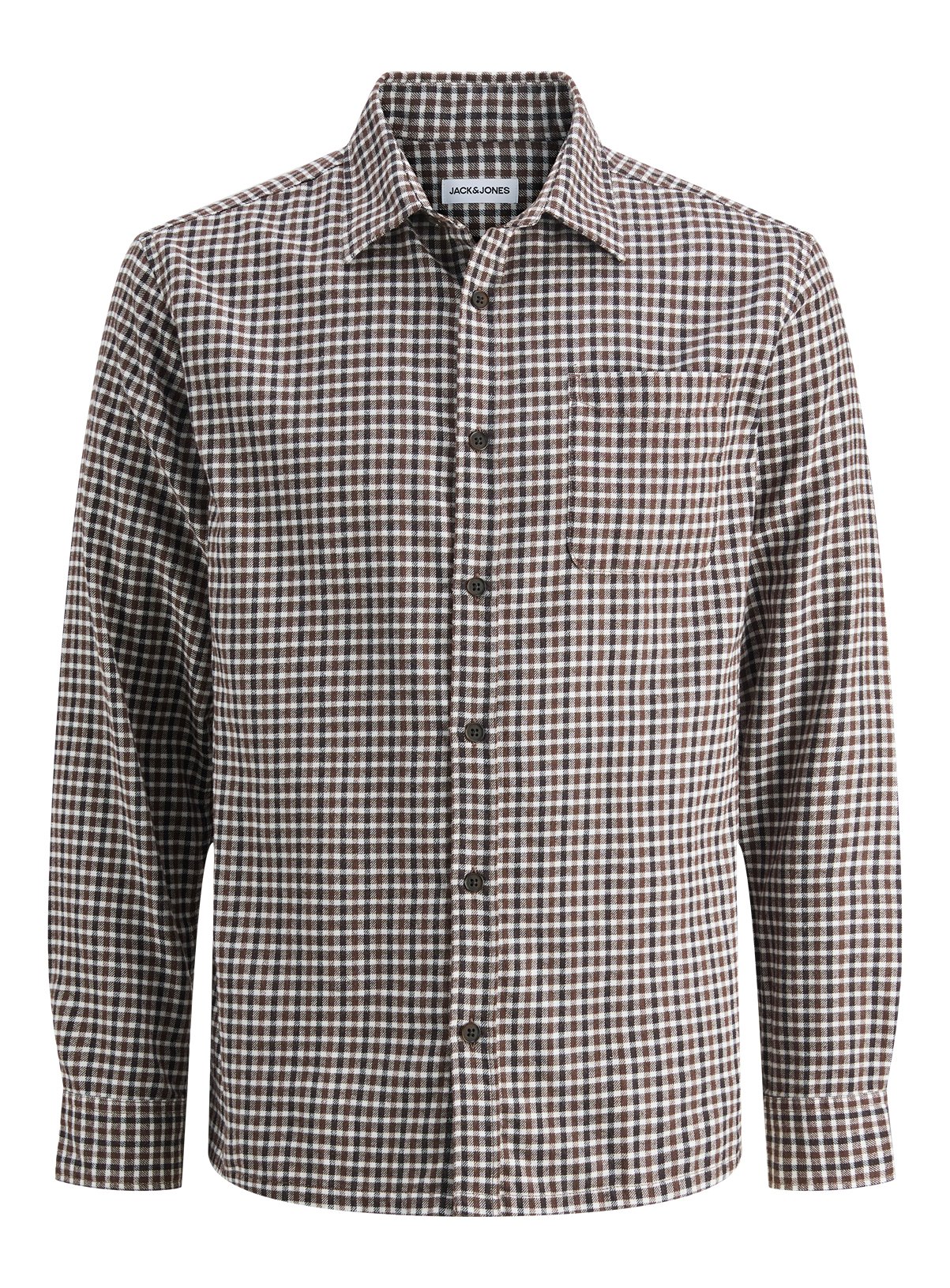 JACK & JONES JUNIOR James Mini Check Long Sleeve Shirt 