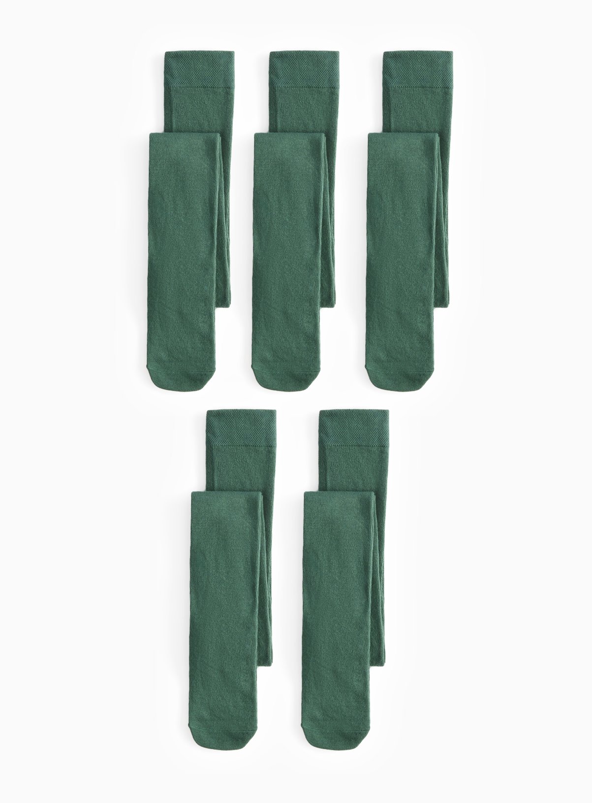 Green Tights 5 Pack 7-8 years