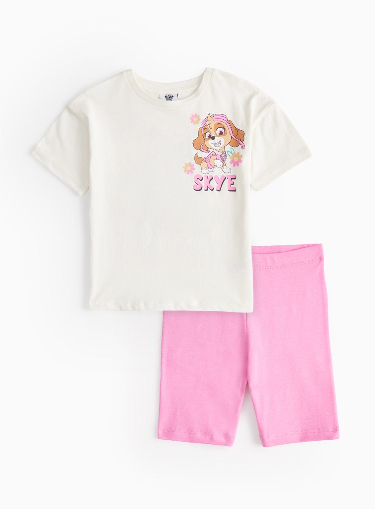 Paw Patrol Skye T-Shirt & Cycling Shorts Set 