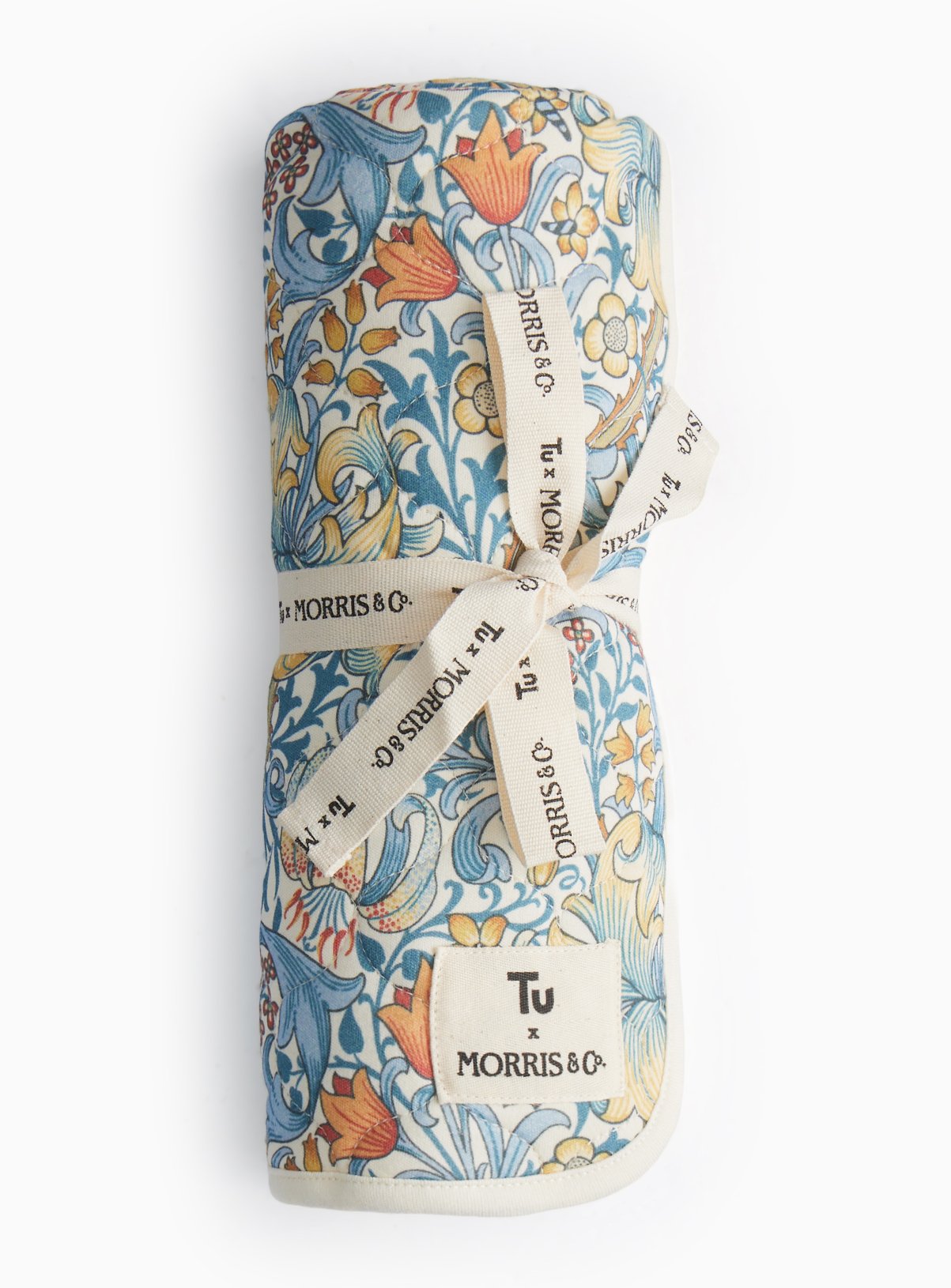 Tu x Morris & Co. Floral Print Blanket One Size