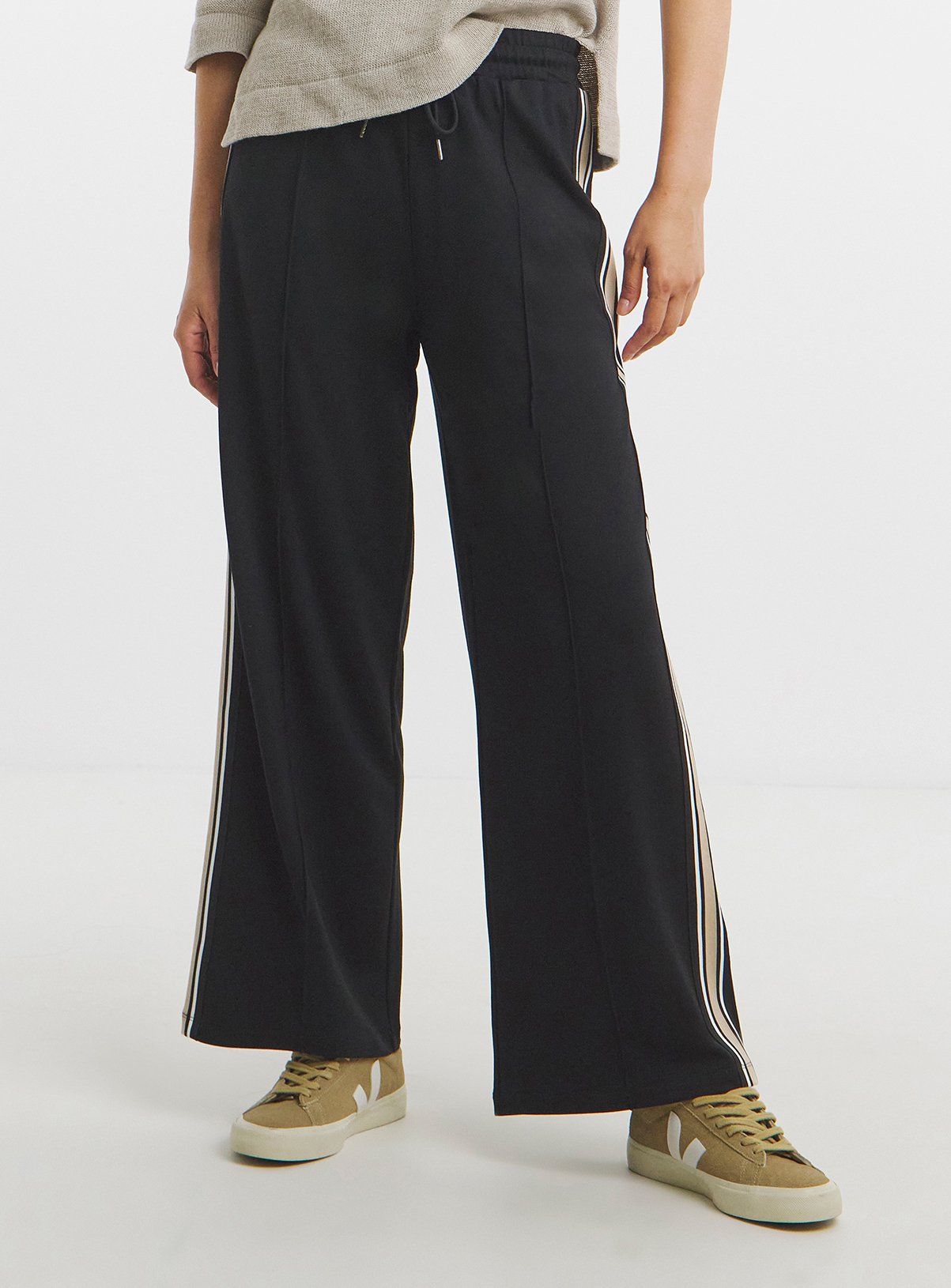 JD WILLIAMS Ponte Side Stripe Trousers