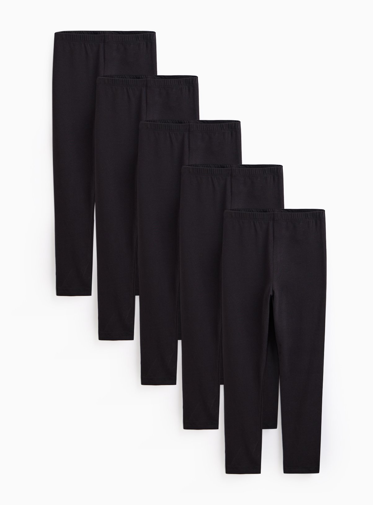 Black Leggings 5 Pack 14 years