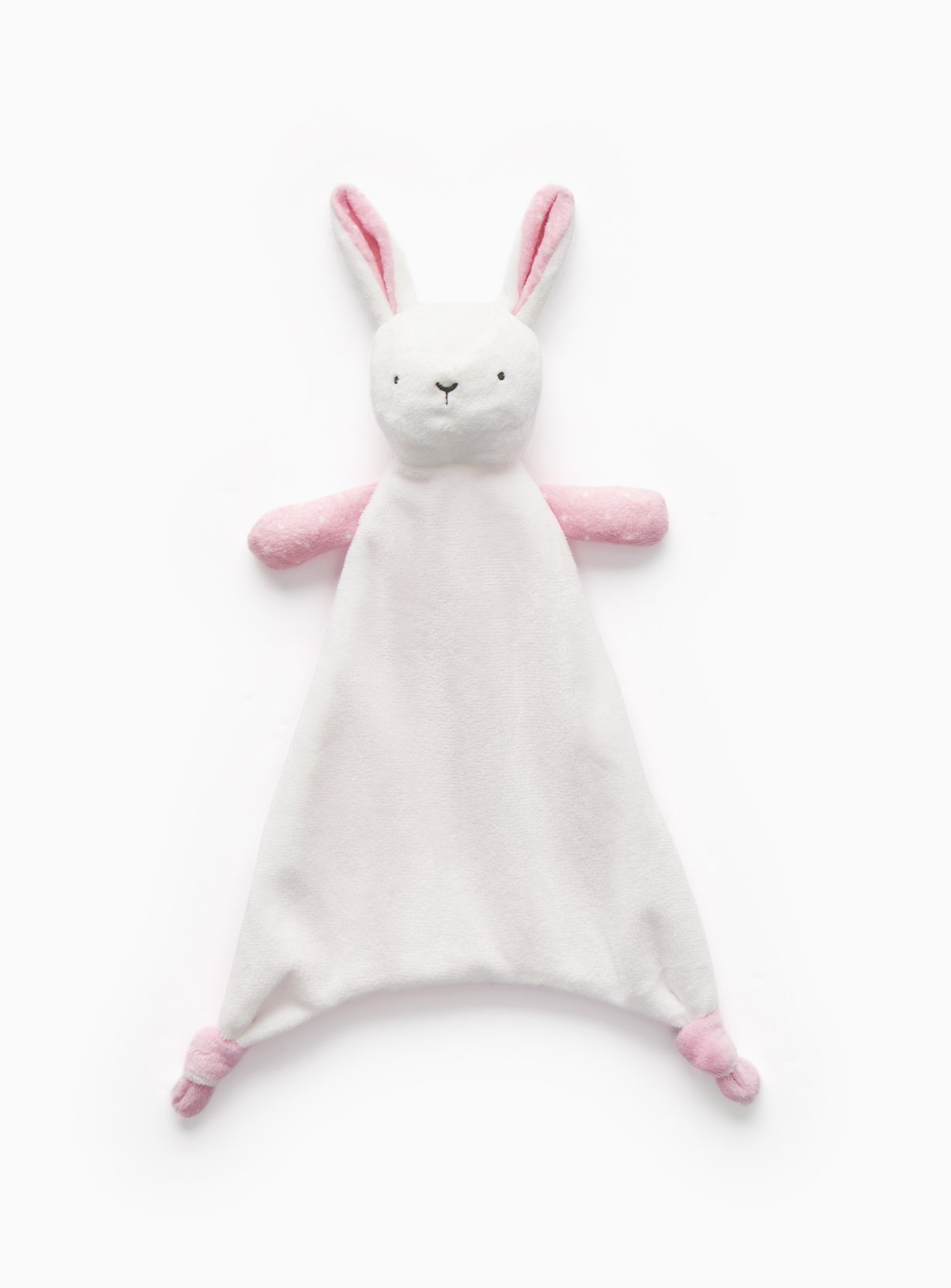 White Bunny Plush Comforter One Size