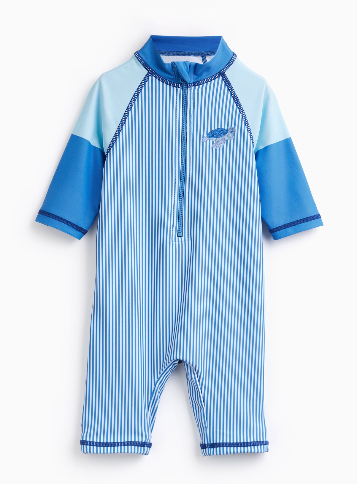 Blue Striped Sunsafe Swimsuit 18-24 months
