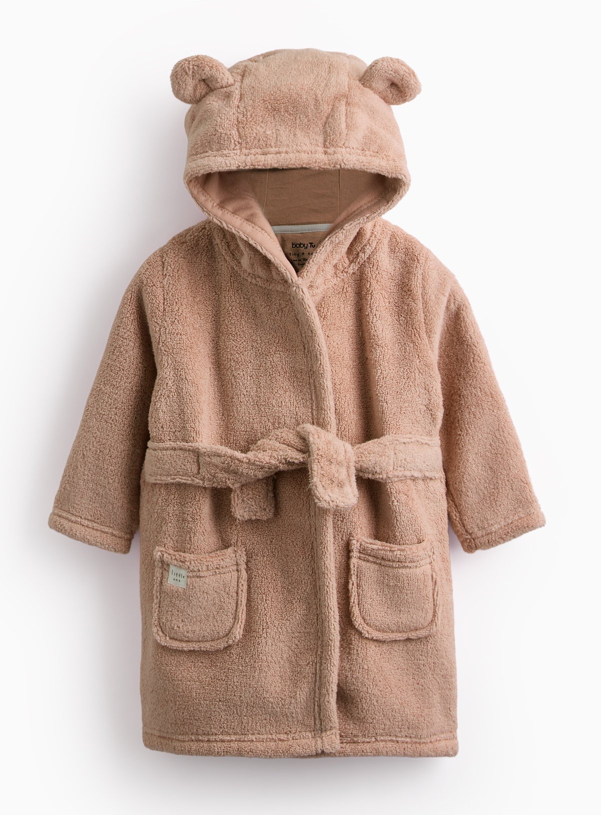 Brown Towelling Robe 9-12 months