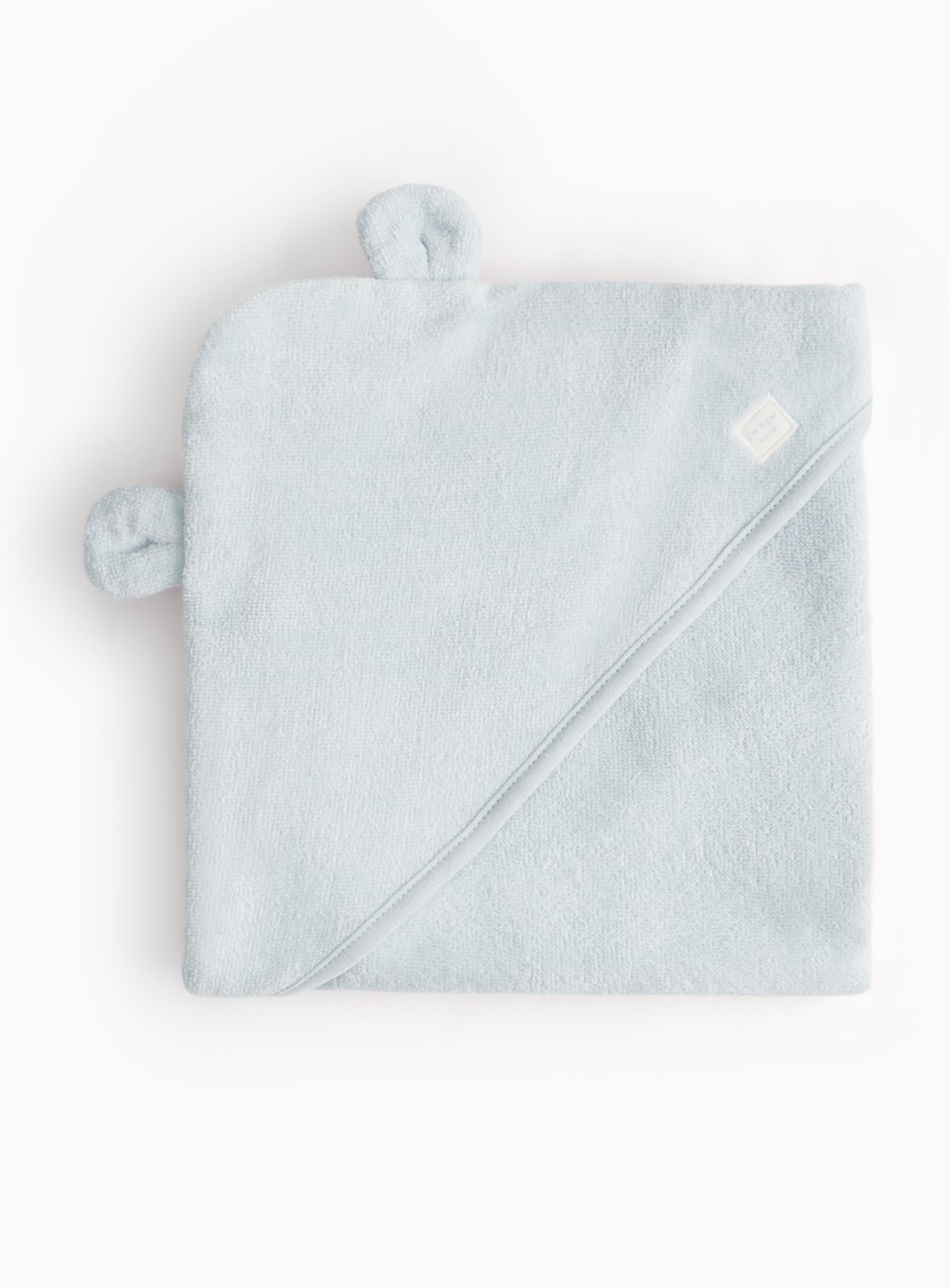 Blue Hooded Towel One Size
