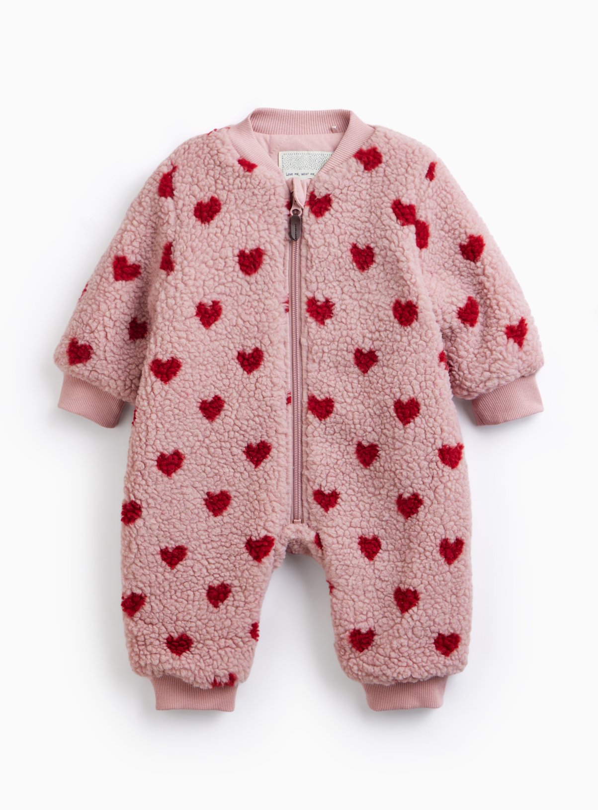 Heart Borg Fleece Pramsuit 18-24 months