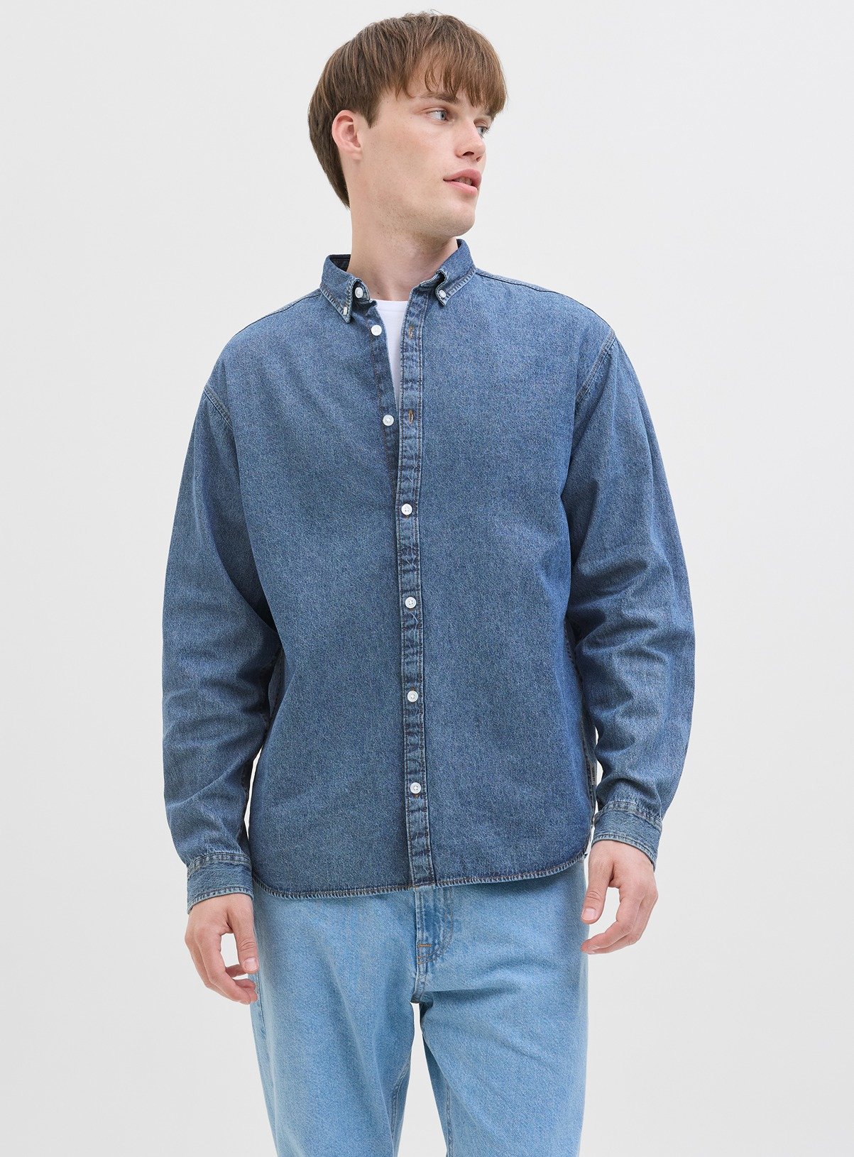 JJ REBEL Avan Denim Shirt Long Sleeved 