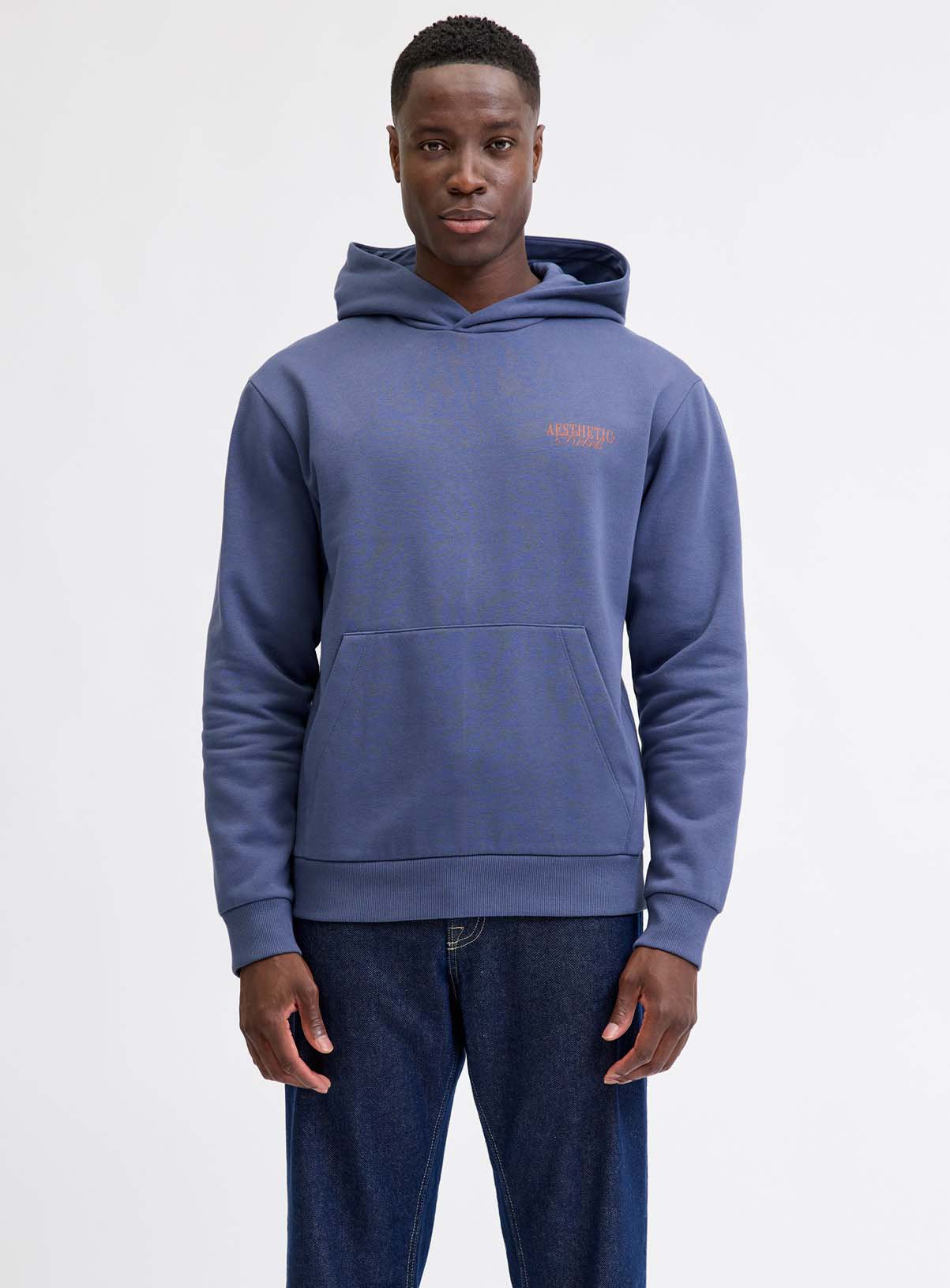 JJ REBEL Rock Sweat Hoodie Blue 