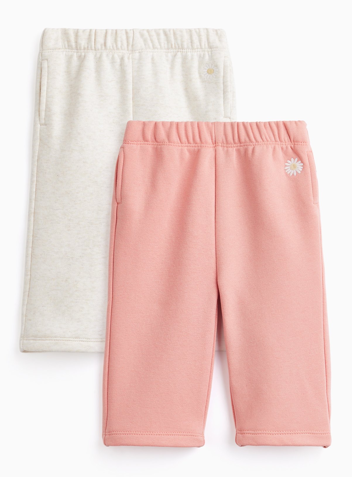 The Pink & Oatmeal Joggers 2 Pack 9-12 months