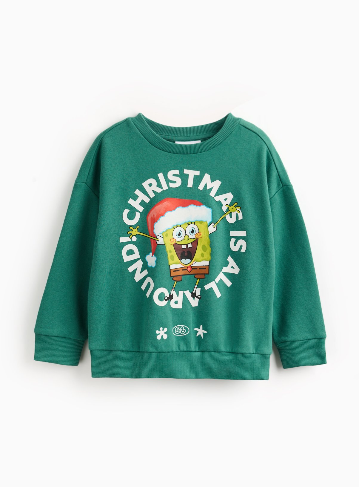 Christmas SpongeBob SquarePants Printed Sweatshirt 6 years