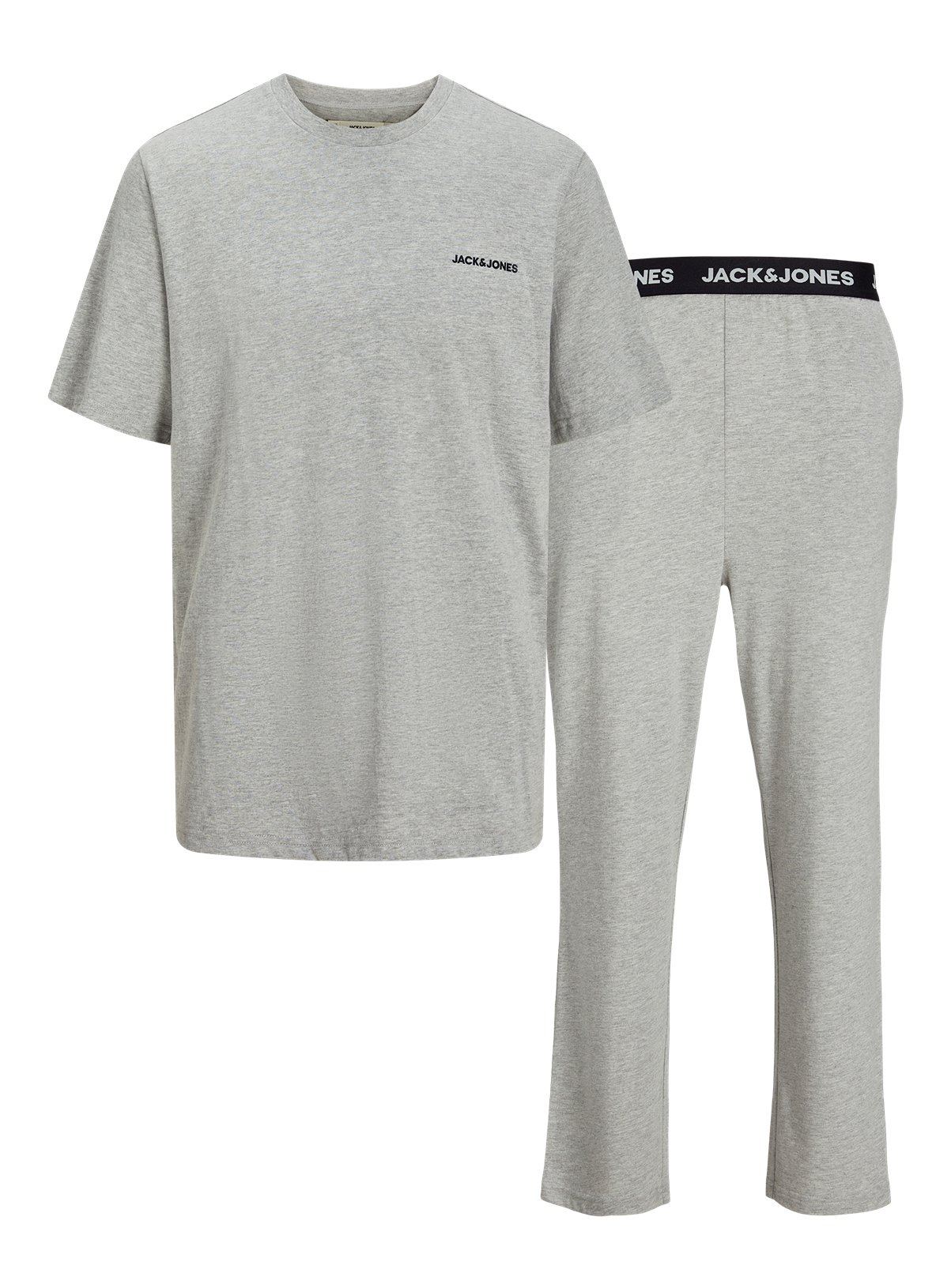 JACK & JONES JUNIOR Everest T-Shirt and Pant Loungewear Set Grey 12 years