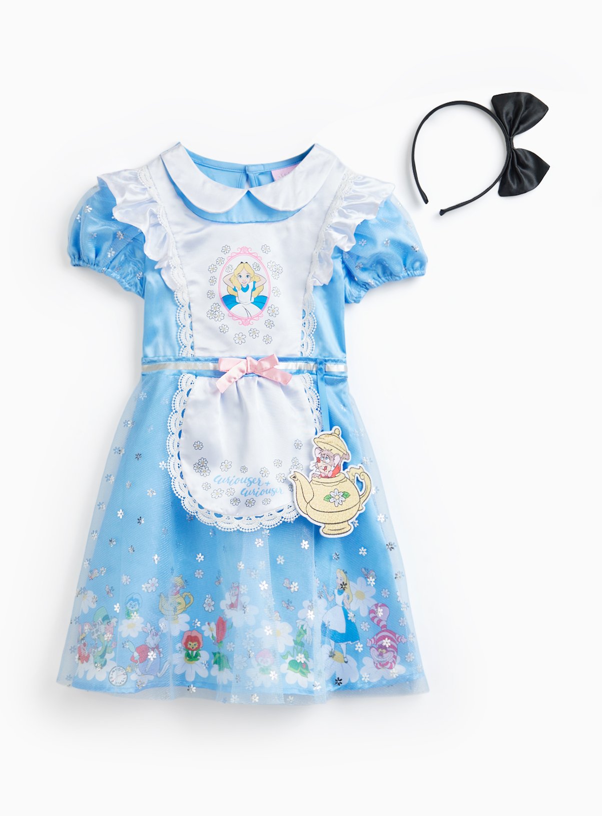 Disney Alice In Wonderland Fancy Dress Costume 