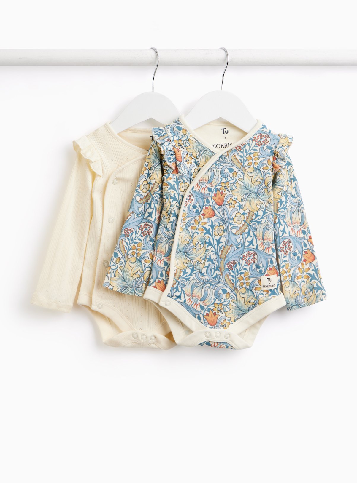 Tu x Morris & Co. Wrap Bodysuits 2 Pack