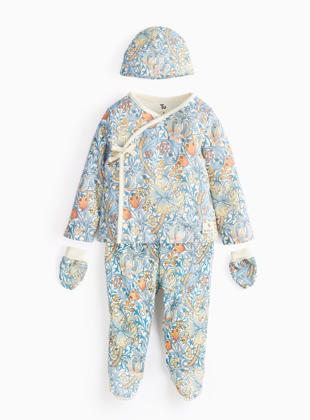 Tu x Morris & Co. Floral Print Starter Set with Gift Bag