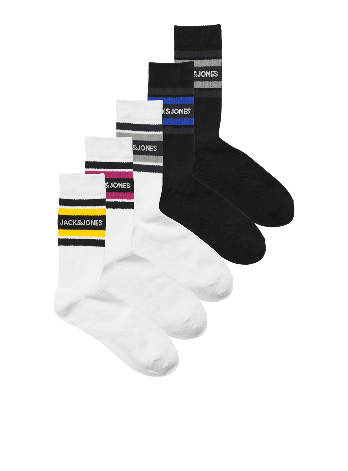 JACK & JONES JUNIOR Lucas Tennis Socks 5 Pack 