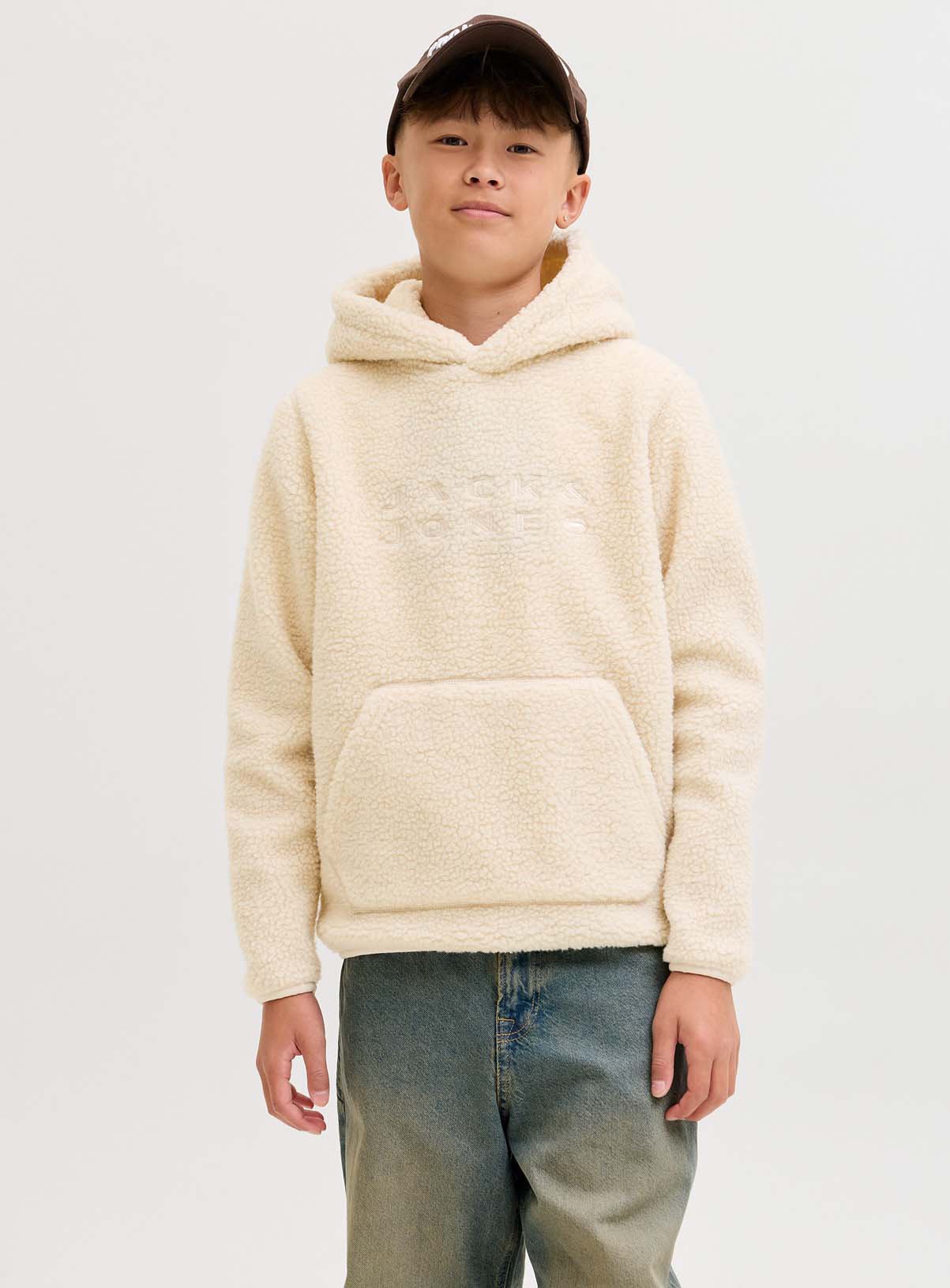 JACK & JONES JUNIOR Flare Teddy Fleece Hoodie