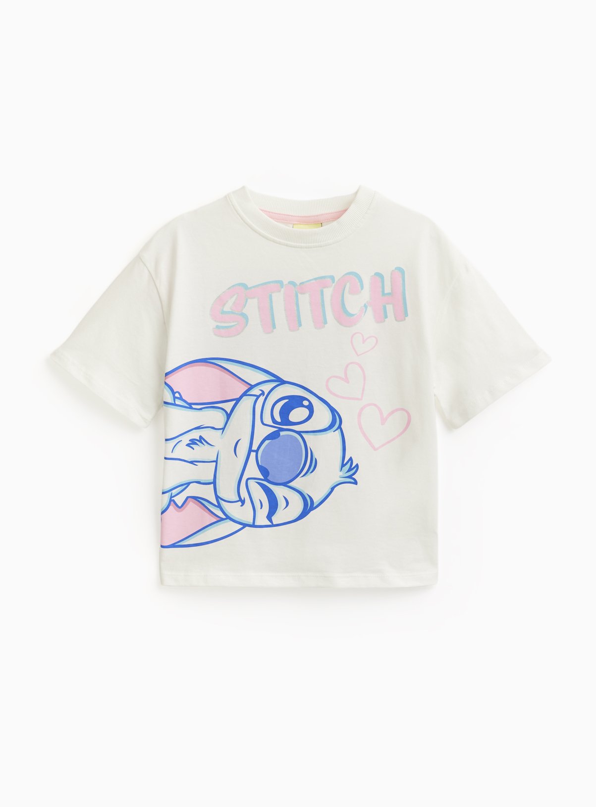Disney Stitch Character Print Short Sleeve T-Shirt 12 years