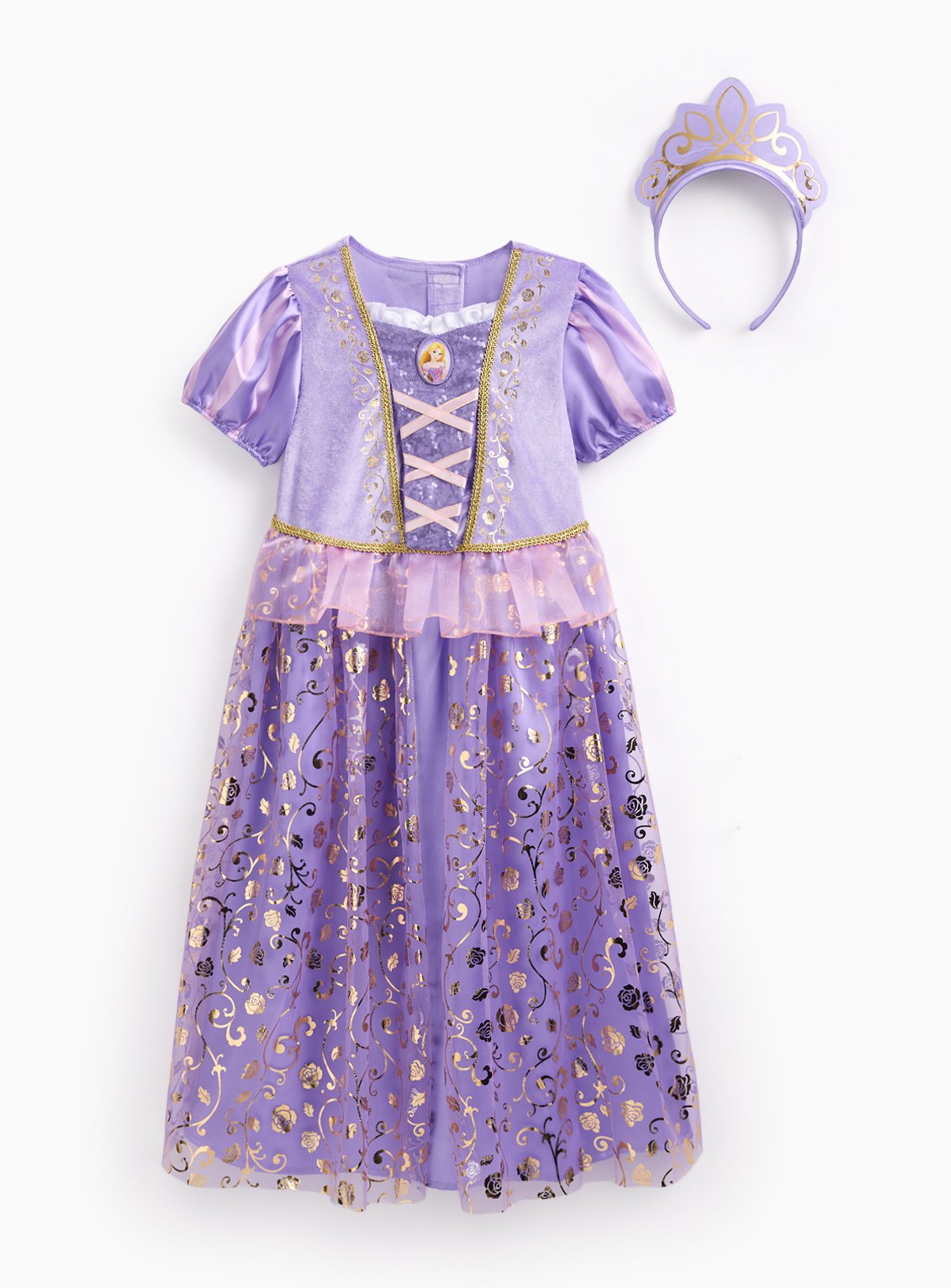 Disney Rapunzel Adaptive Fancy Dress Costume 9-10 years