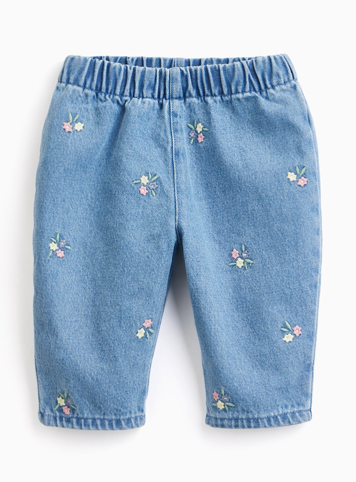 Blue Barrel Leg Denim Trousers 6-9 months