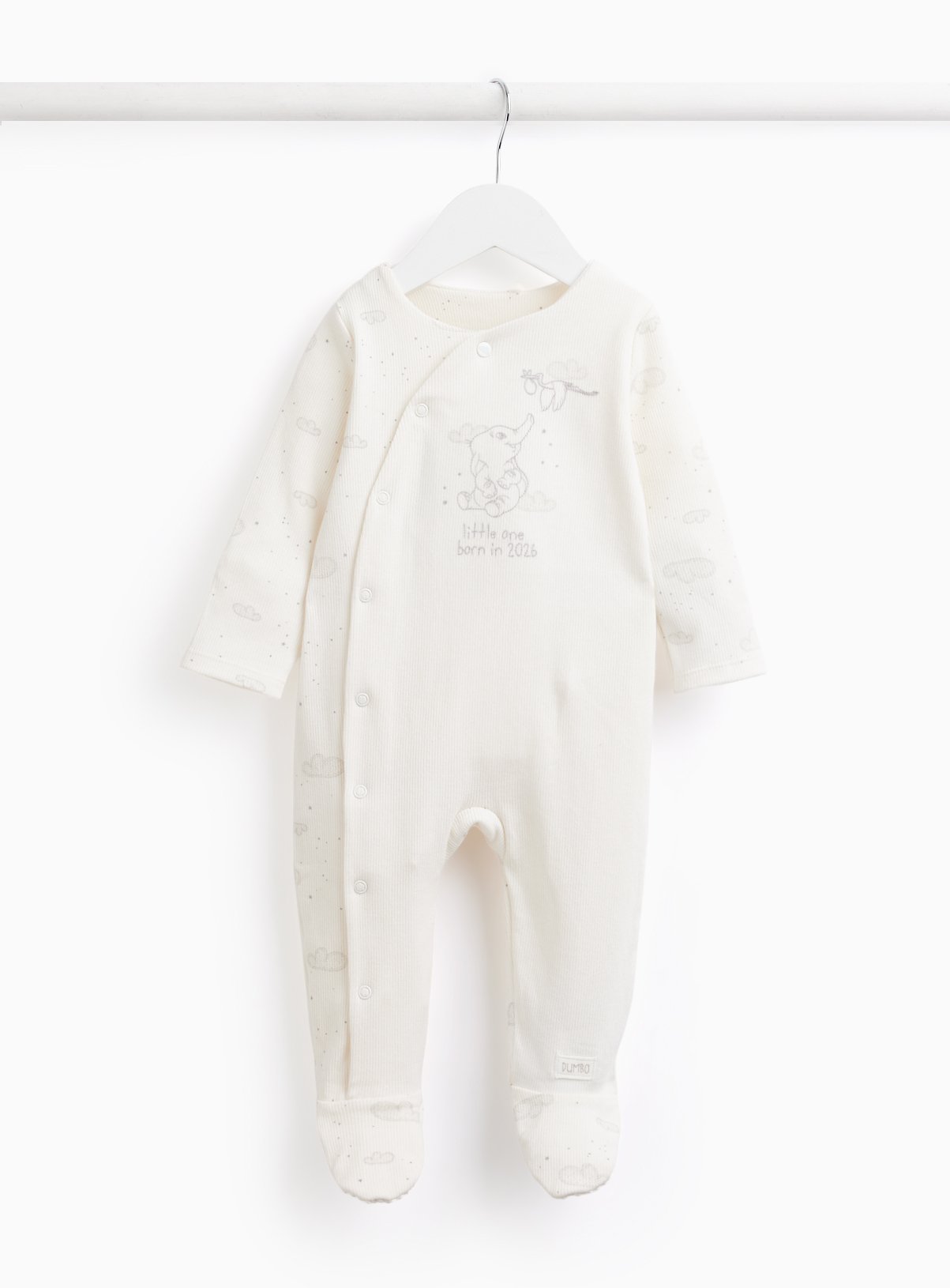 Cream Dumbo Born In 2026 Sleepsuit 6-9 months
