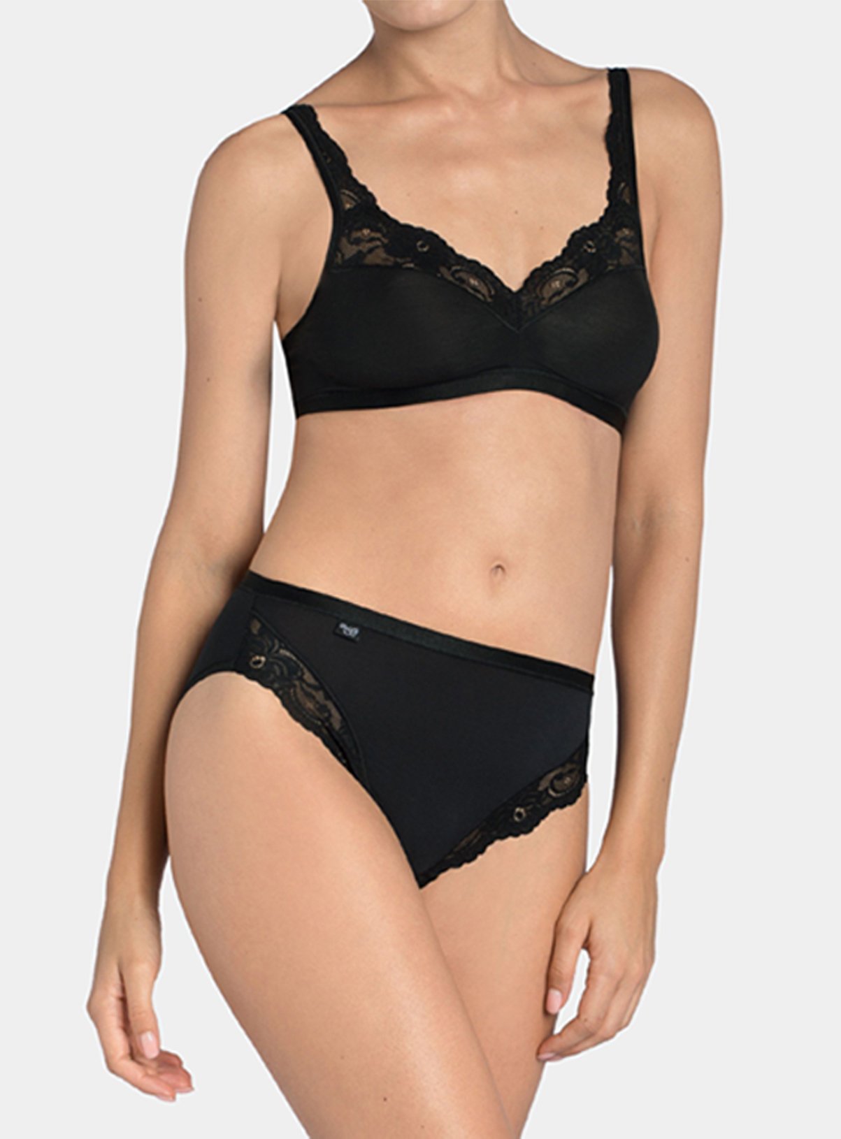 SLOGGI Romance Tai Knickers Black 