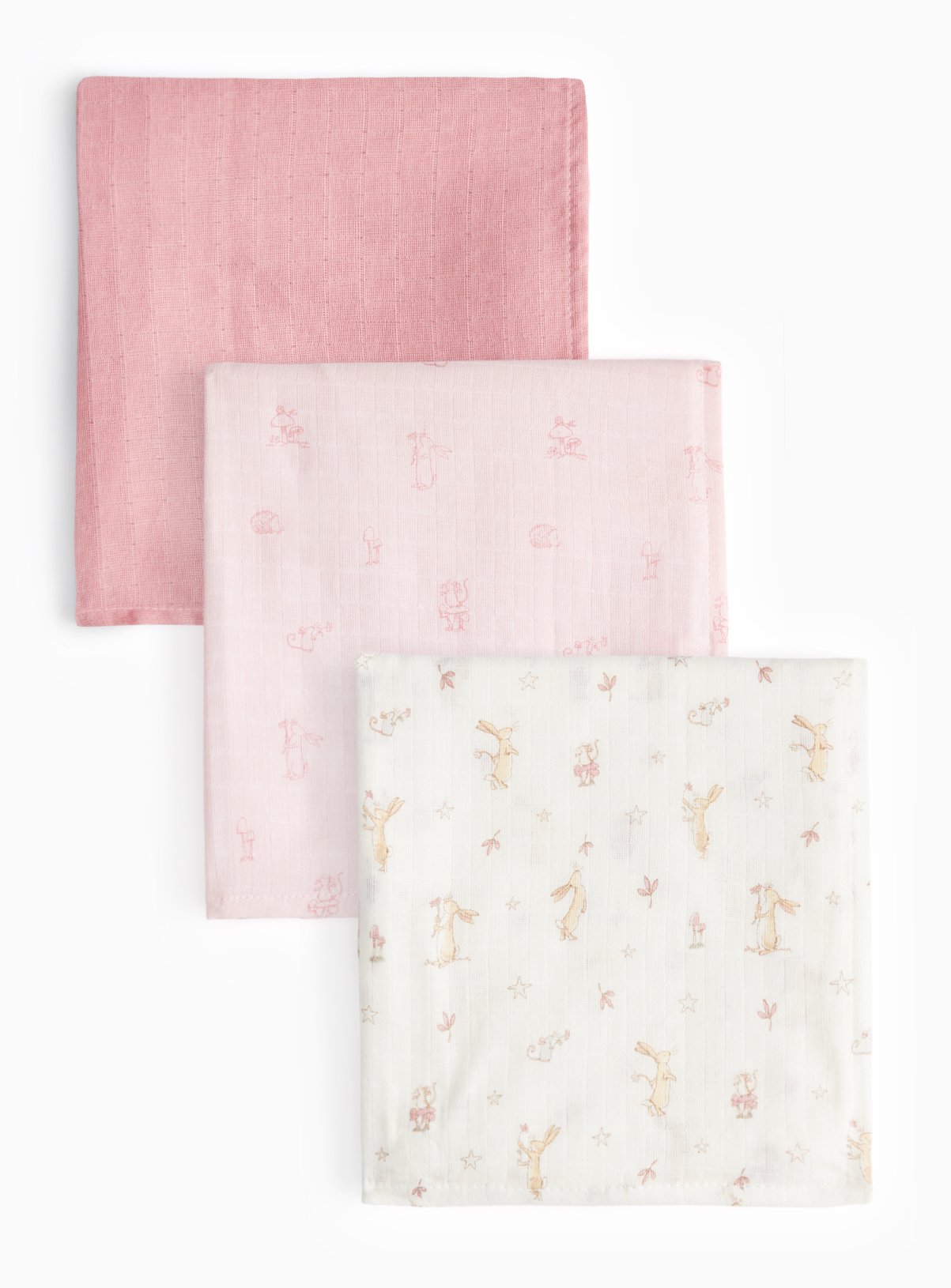 Guess How Much I Love You Muslin Cloths 3 Pack One Size