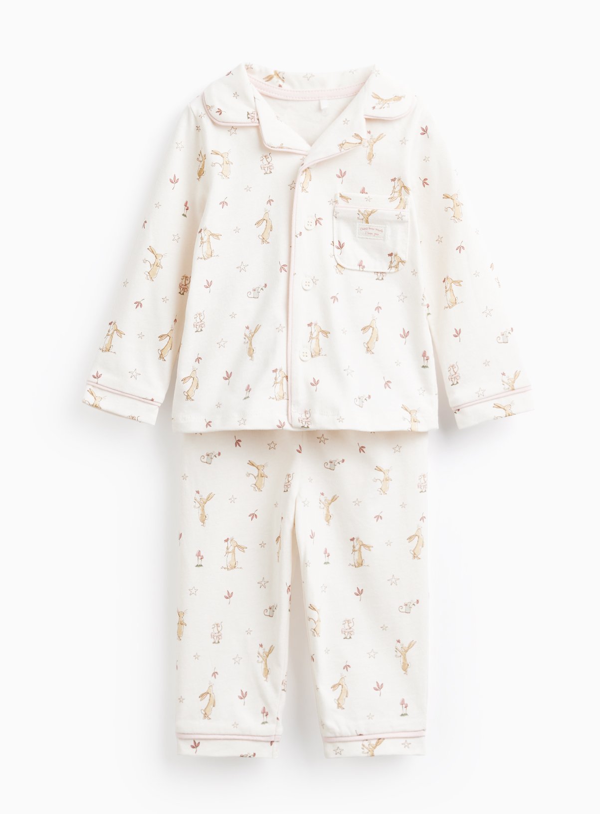 Cream Guess How Much I Love You Traditional Pyjamas 6-9 months