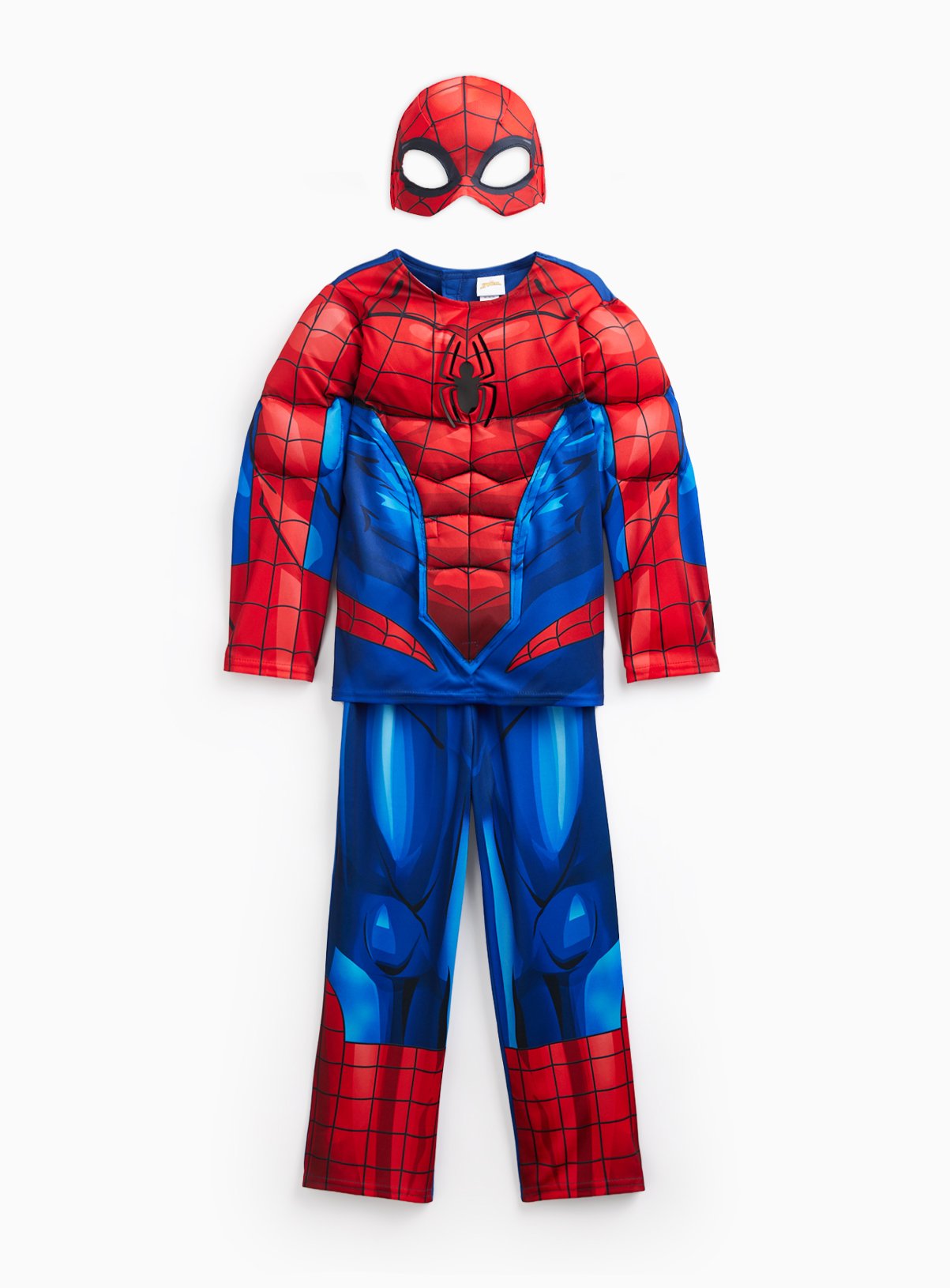 Disney Spiderman Fancy Dress Costume 3 Piece 5-6 years