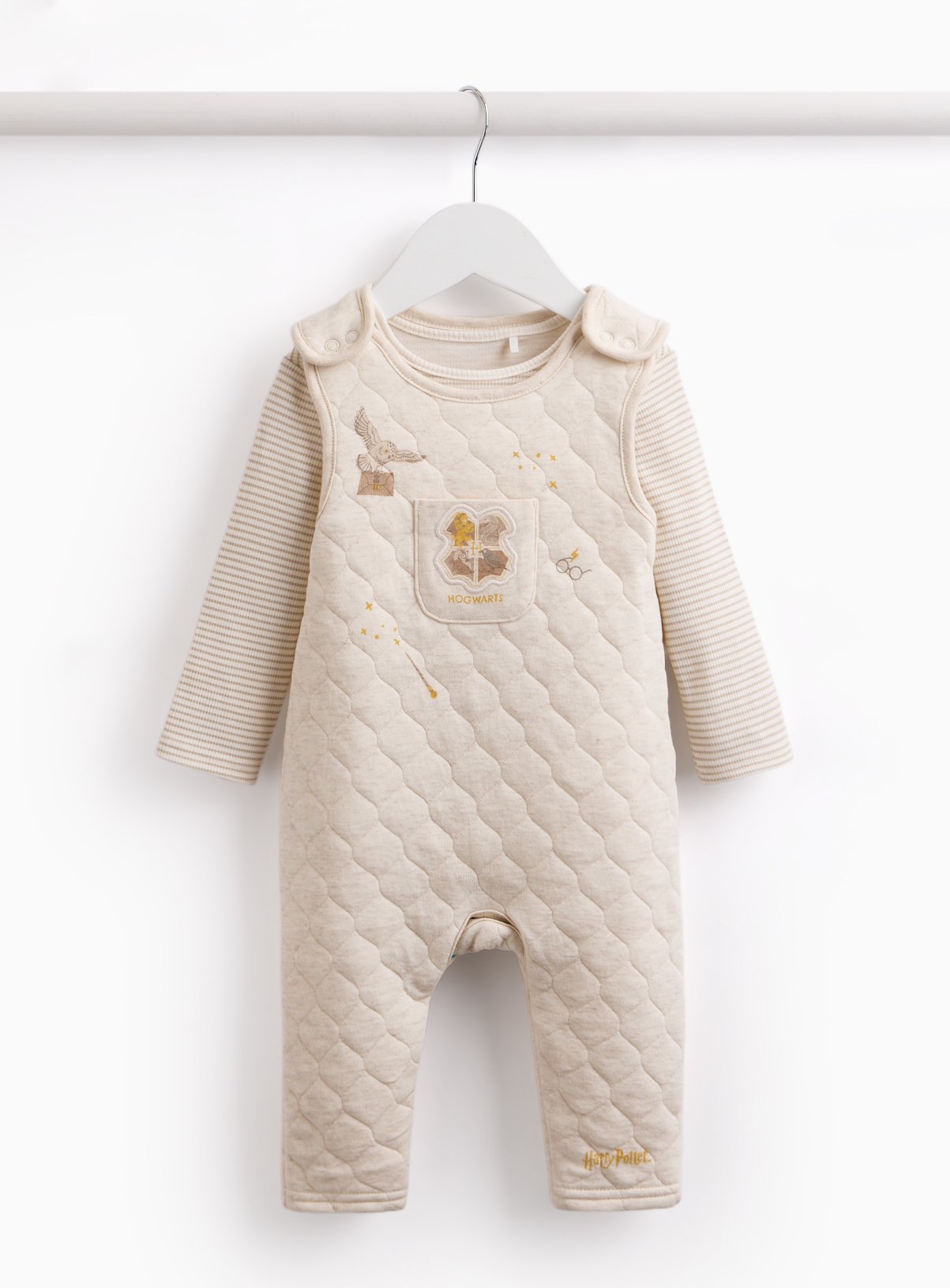 Cream Harry Potter Dungaree Set 