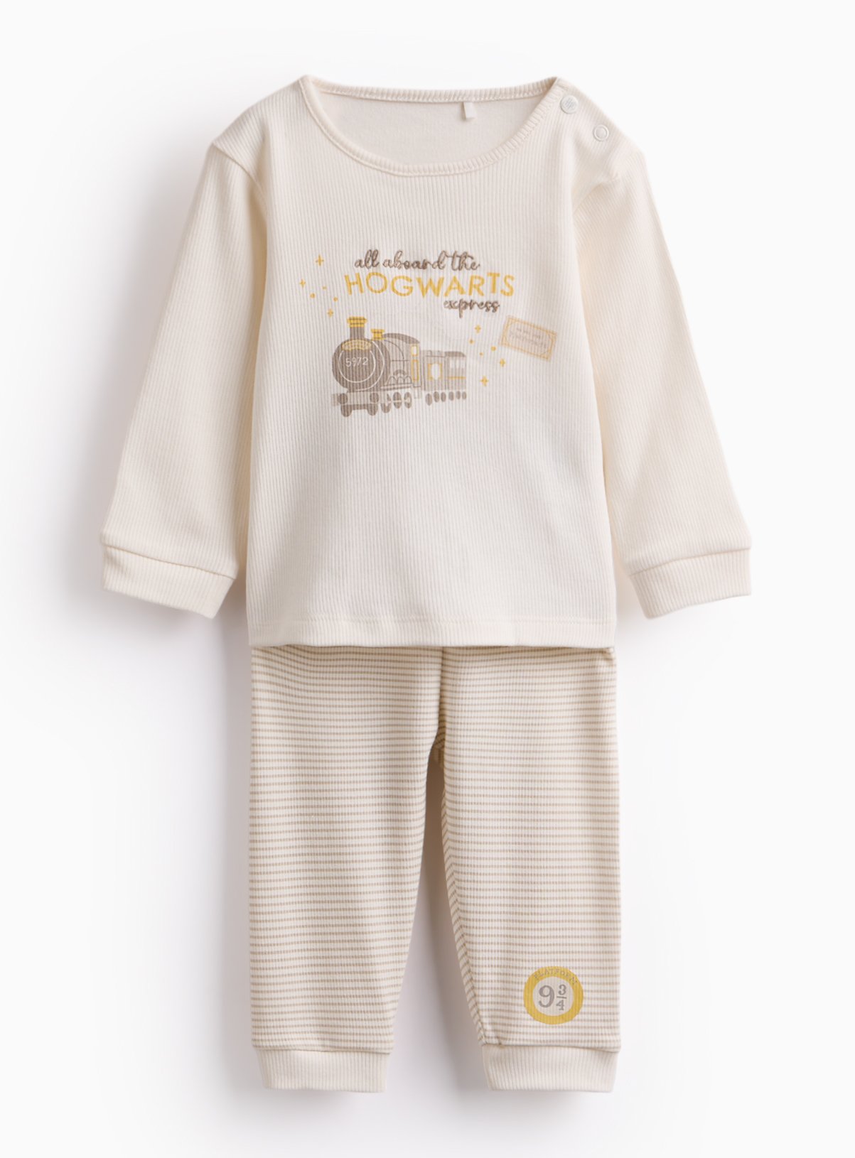 Cream Harry Potter Top & Trousers Set 9-12 months