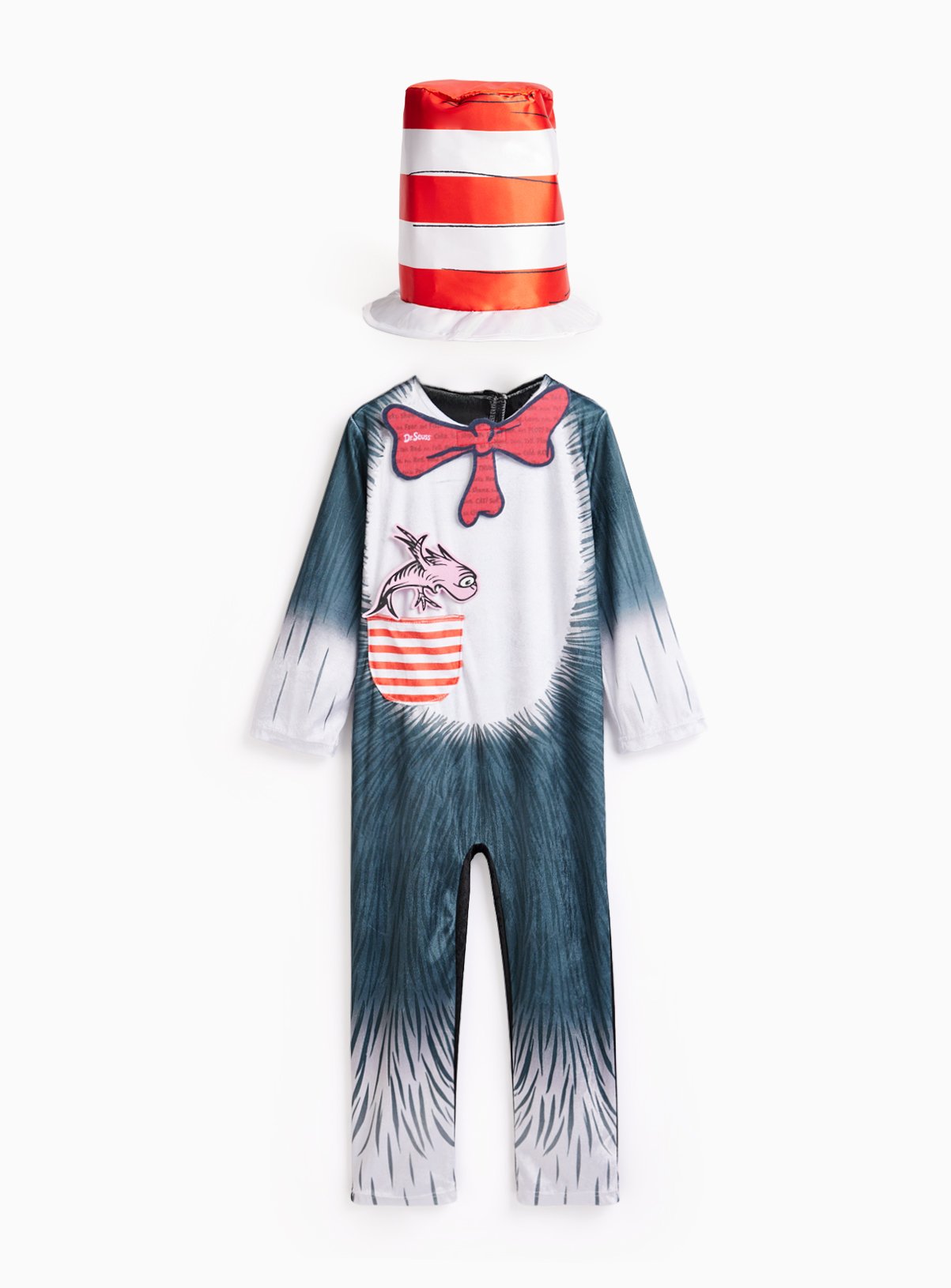 Cat In The Hat Fancy Dress Costume 