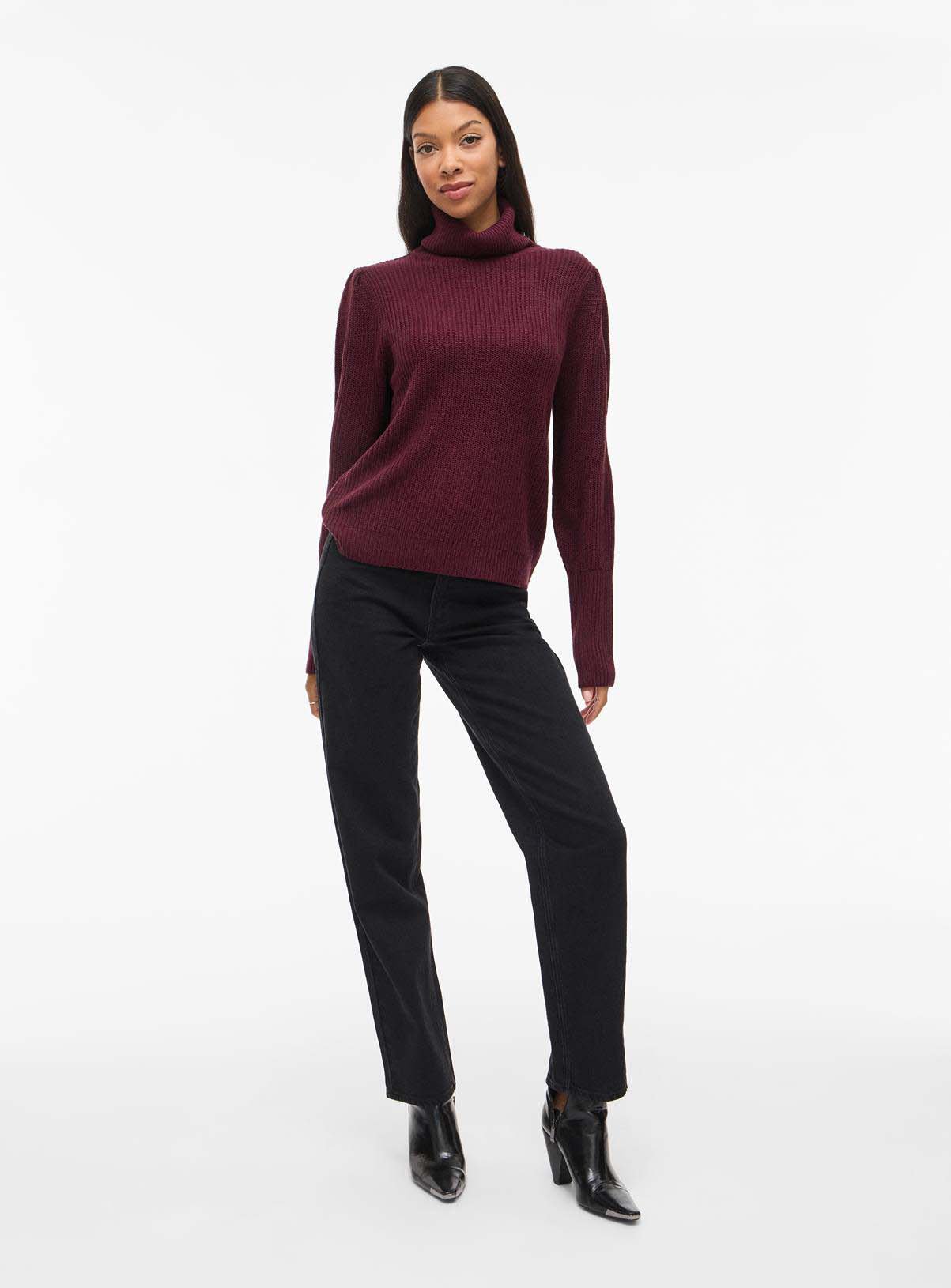 VILA Rollneck Long Sleeved Knit Top 