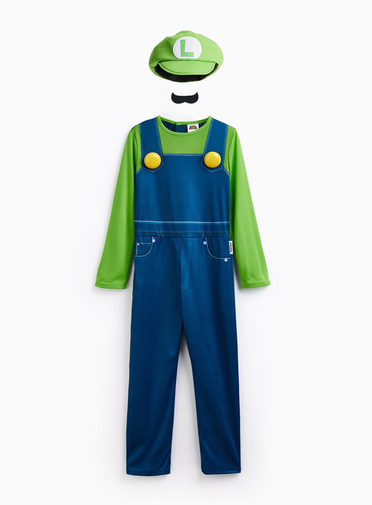 Luigi Fancy Dress Costume 5-6 years