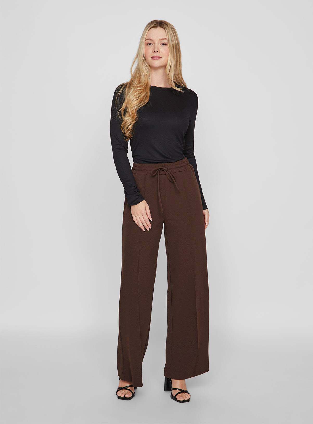 VILA Clua High Waist Wide Pants 